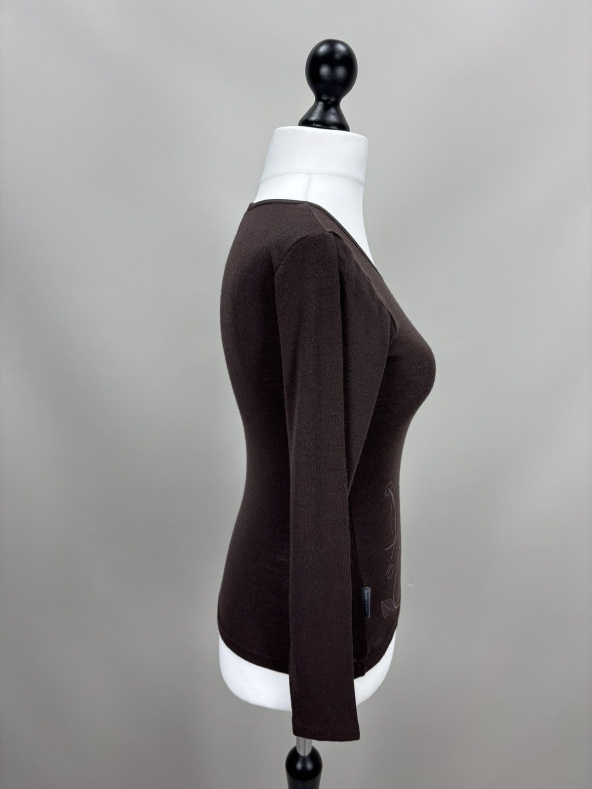 Icebreaker Womens long sleeve Icebreaker Size S Color Brown Size S / US 4 / IT 40 - 4 Thumbnail
