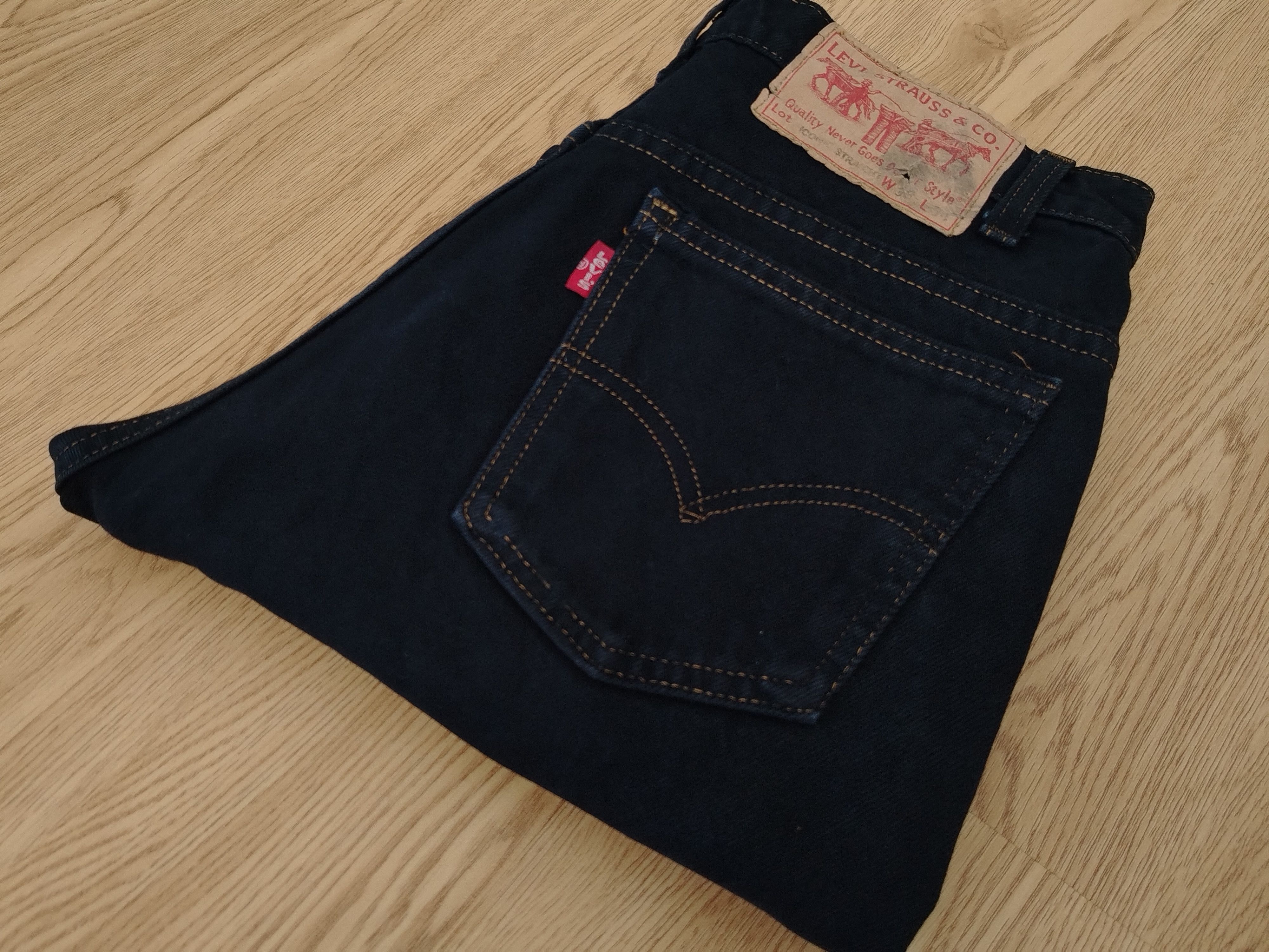 Levi's Levis 517 Jeans Bootcut Super Black USA Size US 31 - 22 Thumbnail
