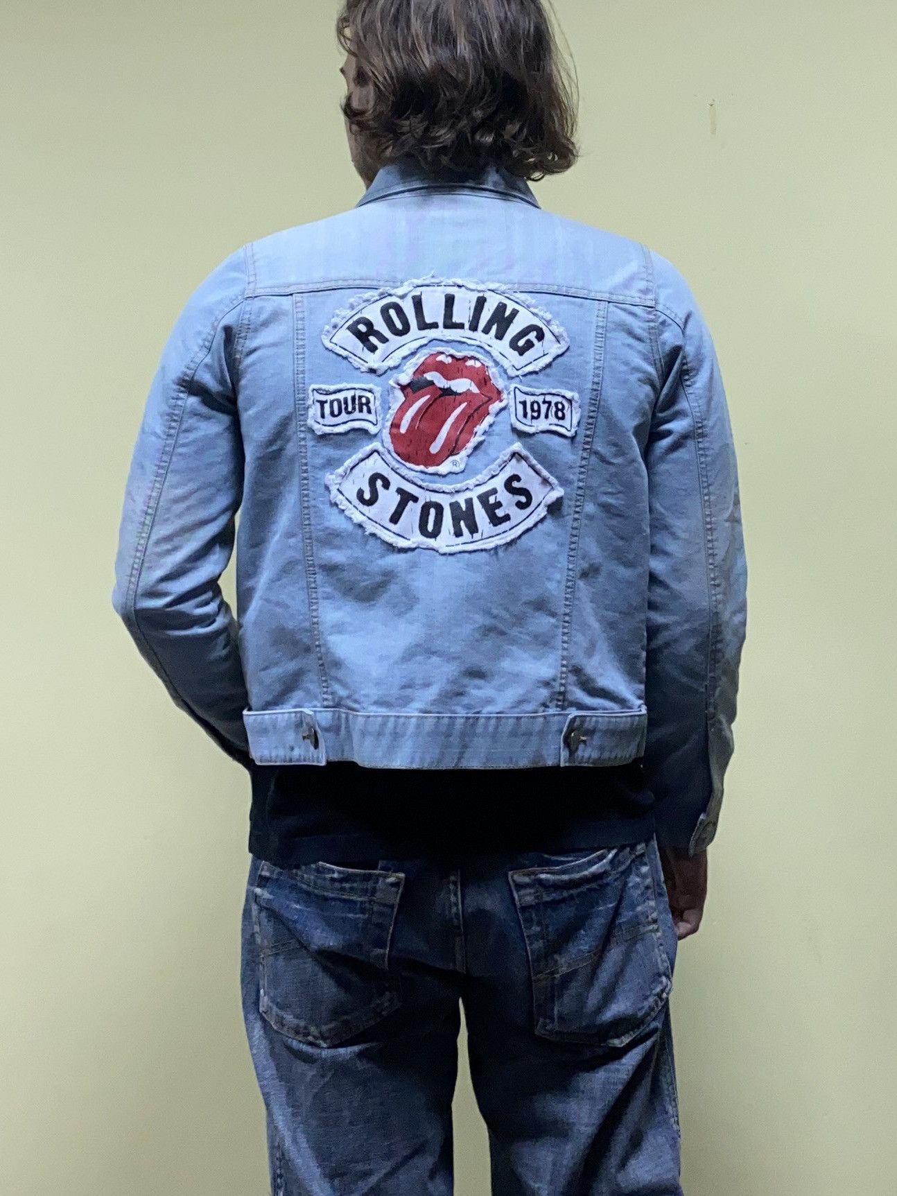 The Rolling Stones ROLLING STONES vintage TOUR 1978 big logo Denim Jacket Size US S / EU 44-46 / 1 - 3 Thumbnail