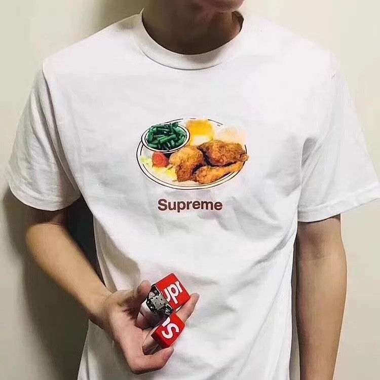 Supreme Supreme Chicken Dinner Tee White M New With Tags Size US M / EU 48-50 / 2 - 1 Thumbnail