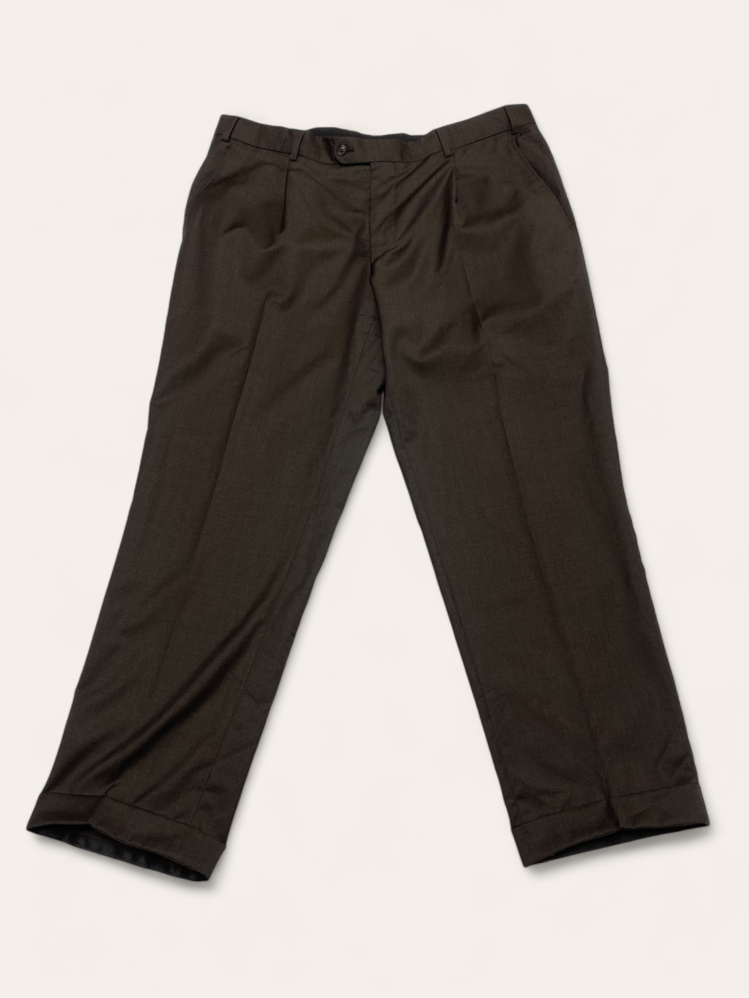 Balmain Vintage BALMAIN Brown Classic Formal Pants Trousers Size US 40 / EU 56 - 1 Thumbnail