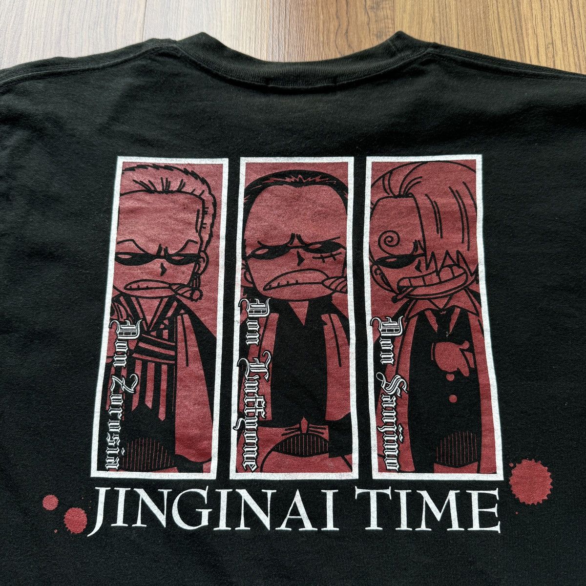 Anime 2000s OnePiece Don Zoro Crocodile Sanji Pirate movie tee Y2K Size US M / EU 48-50 / 2 - 1 Thumbnail