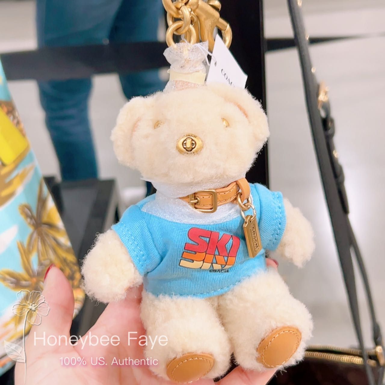 COACH 2024 TEDDY BEAR BG CHARM