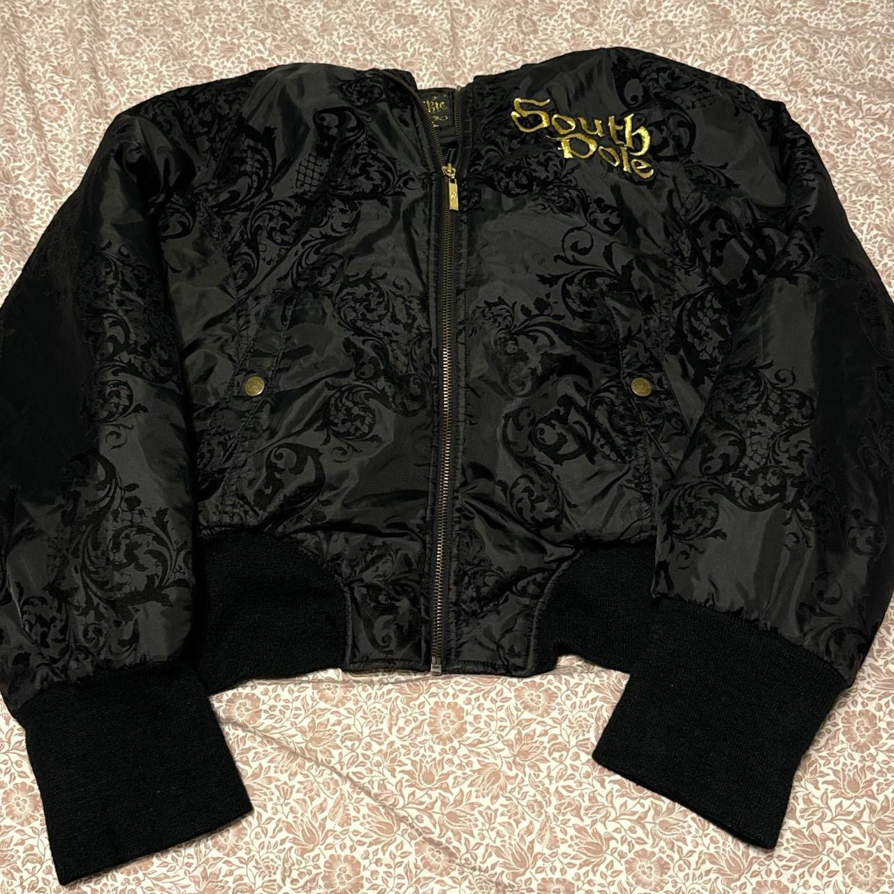 Southpole Y2K Southpole Fur satin Hooded bomber jacket size Medium Size M / US 6-8 / IT 42-44 - 6 Thumbnail