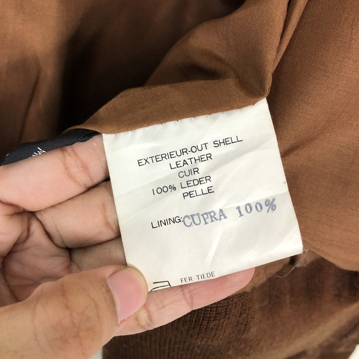 Japanese Brand 🔥VINTAGE GENUINE LEATHER JACKET BEAMS JAPAN ISSEY MIYAKE Size US L / EU 52-54 / 3 - 19 Thumbnail