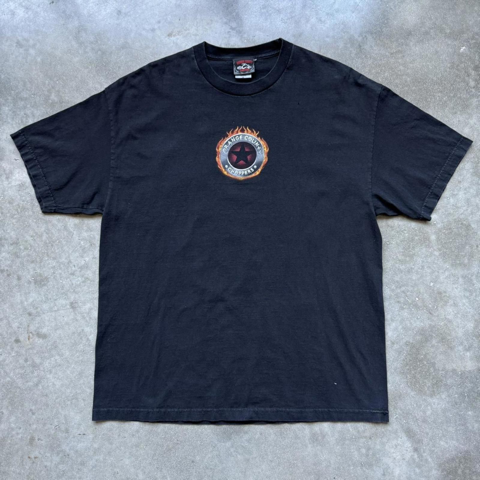 Other Orange County Choppers Flames Vintage Y2K Graphic T-shirt Size US XL / EU 56 / 4 - 2 Thumbnail