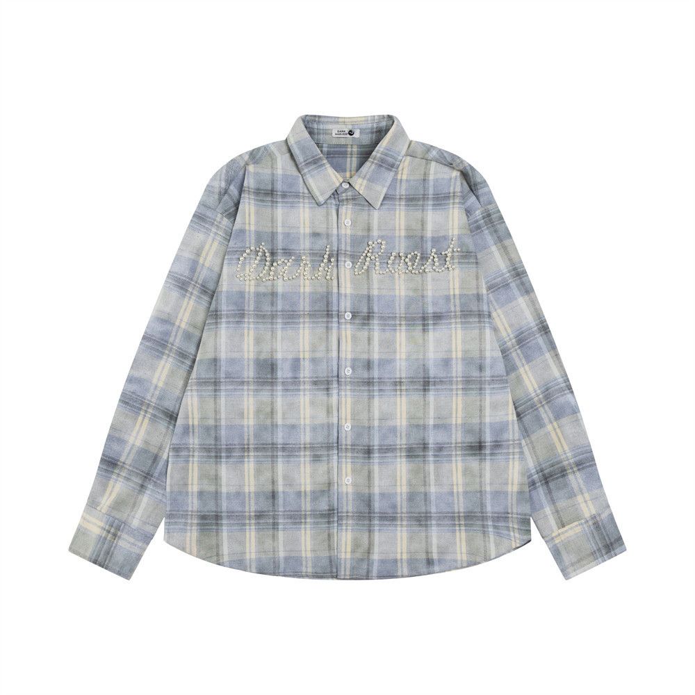 Japanese Brand × Vintage American retro plaid casual long-sleeved shirt Size US M / EU 48-50 / 2 - 1 Thumbnail