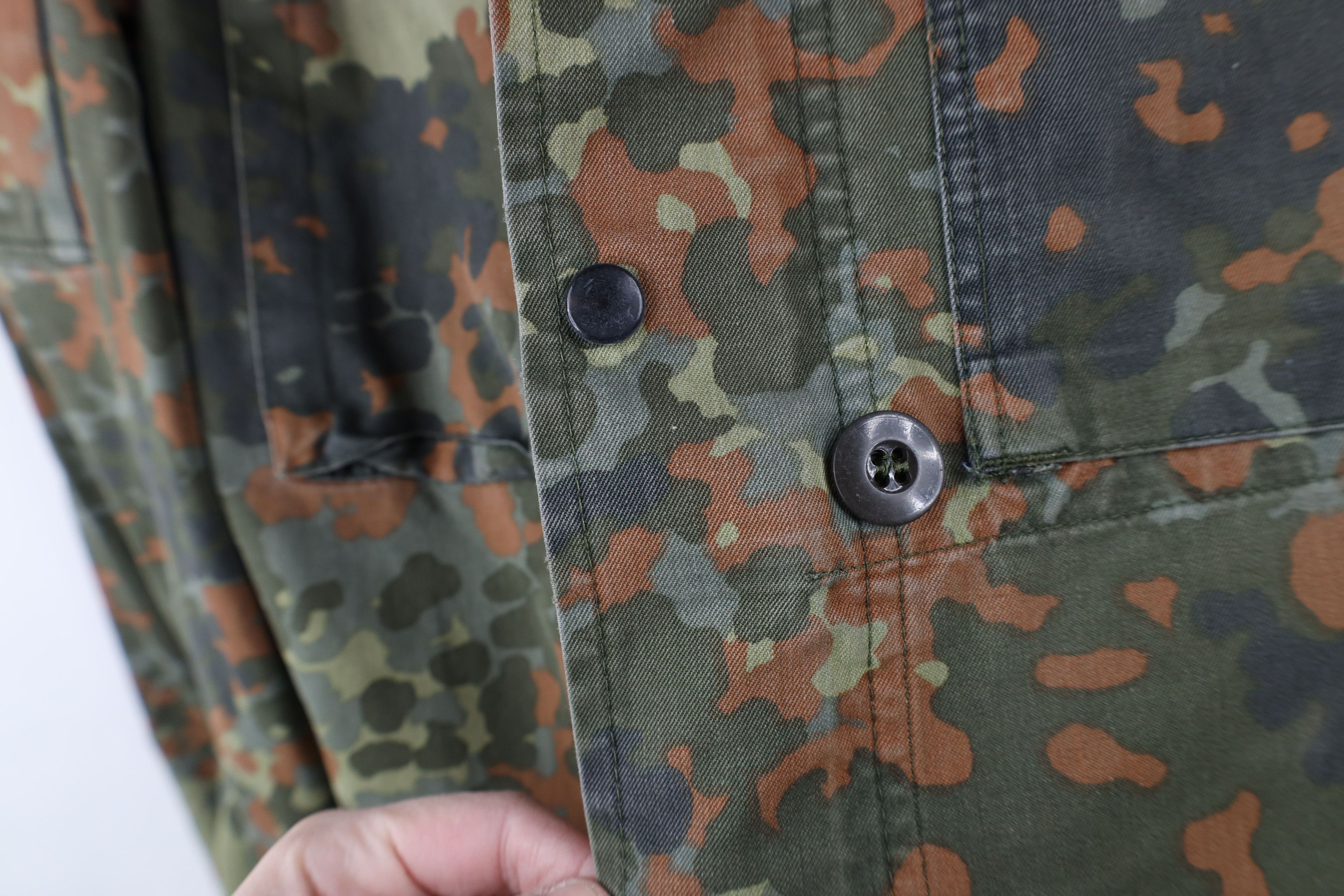 Vintage Vintage 90s German Military Camouflage Shirt Field Jacket Size US M / EU 48-50 / 2 - 4 Thumbnail