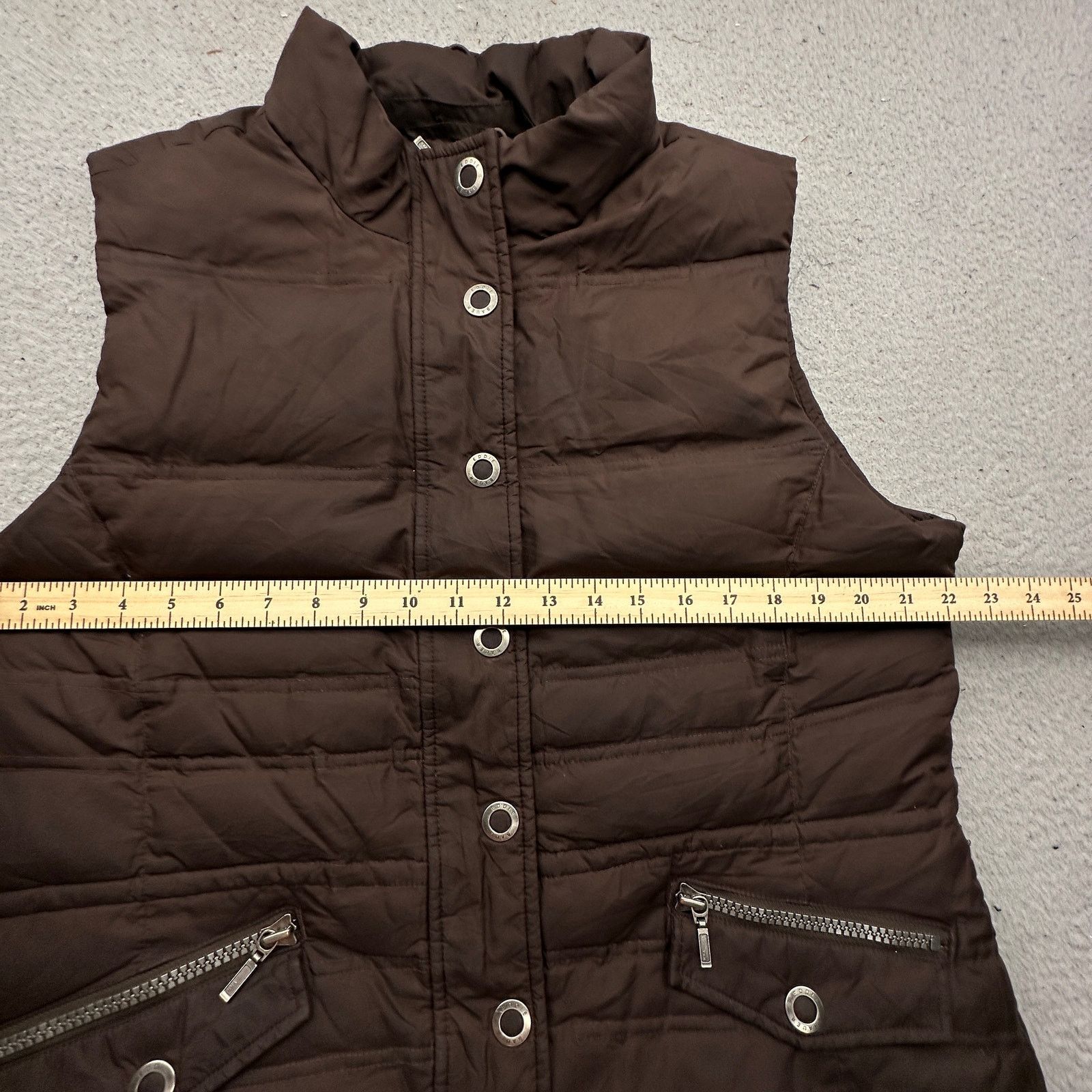 Eddie Bauer Eddie Bauer Goose Down Brown Vest Womens XL Zip Jacket 700 Size XL / US 12-14 / IT 48-50 - 10 Thumbnail