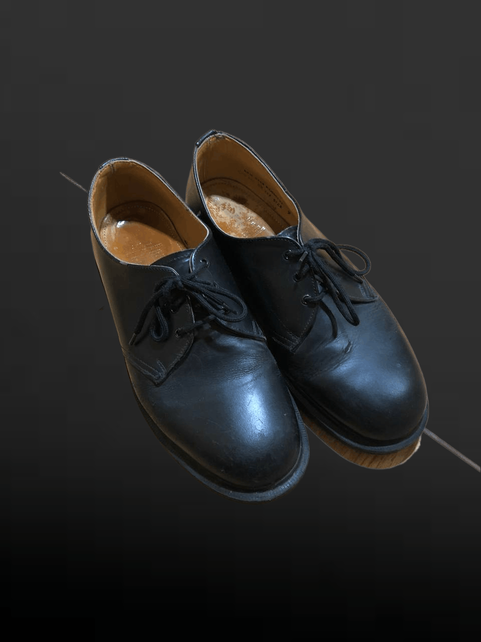 Dr. Martens Dr Martens Men's Black Leather Oxford Shoes Size US 9 / EU 42 - 1 Thumbnail
