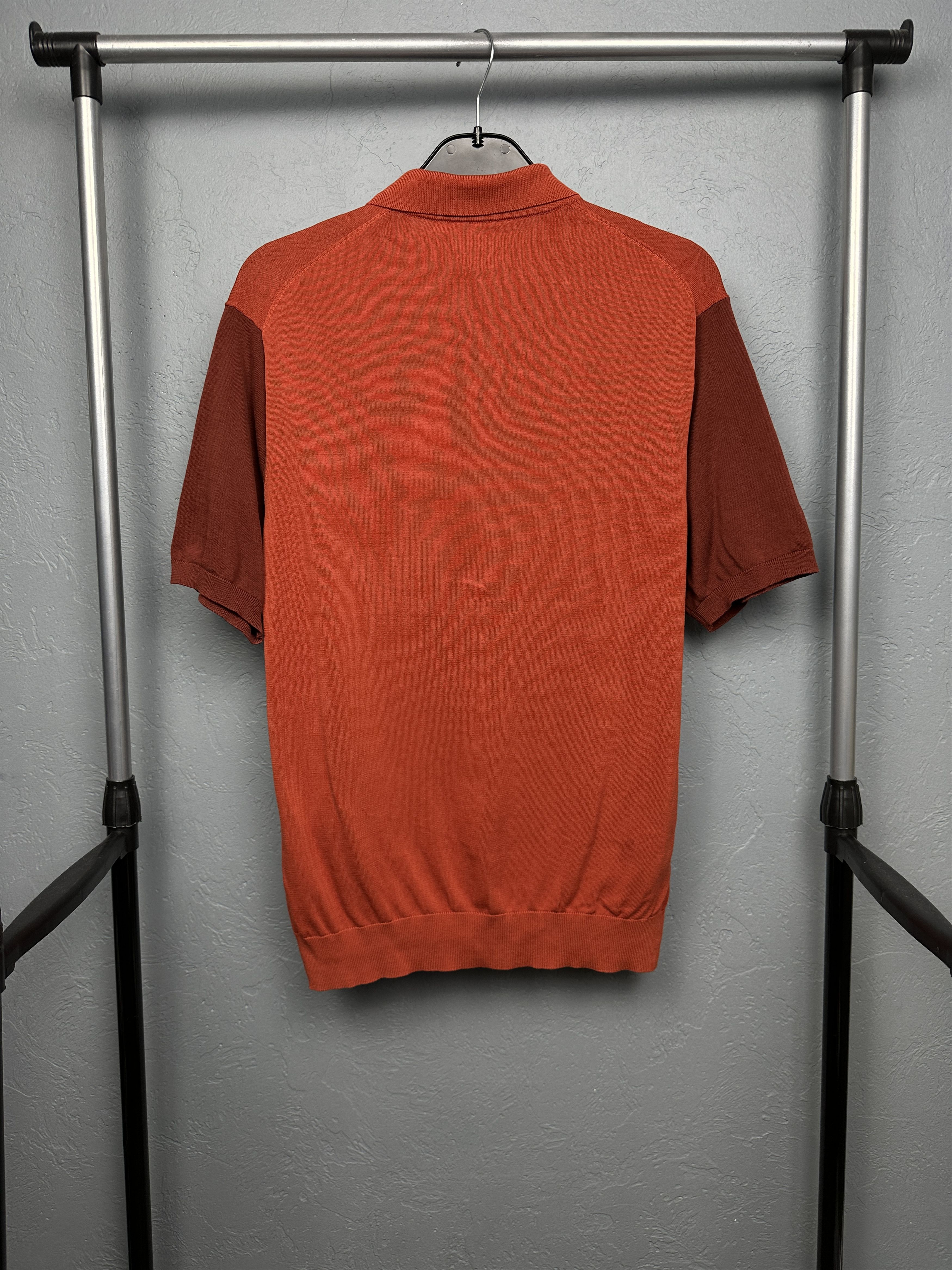 Paul Smith Paul Smith Mens Knit Polo Shirt Size US XL / EU 56 / 4 - 5 Thumbnail