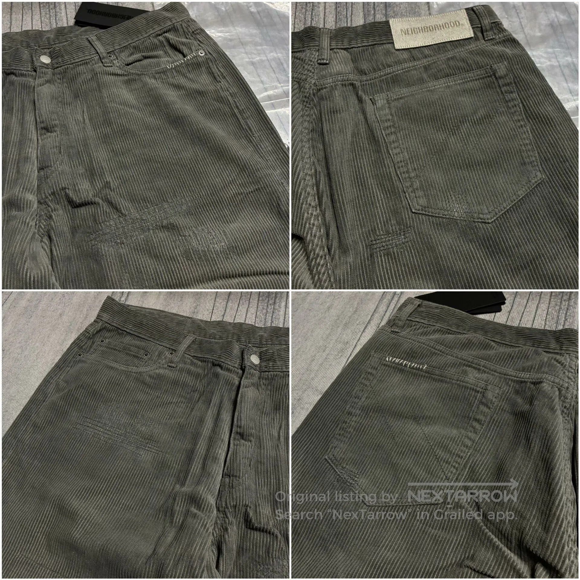 Neighborhood NEIGHBORHOOD 24AW Distressed Corduroy Pants. Size US 32 / EU 48 - 3 Thumbnail