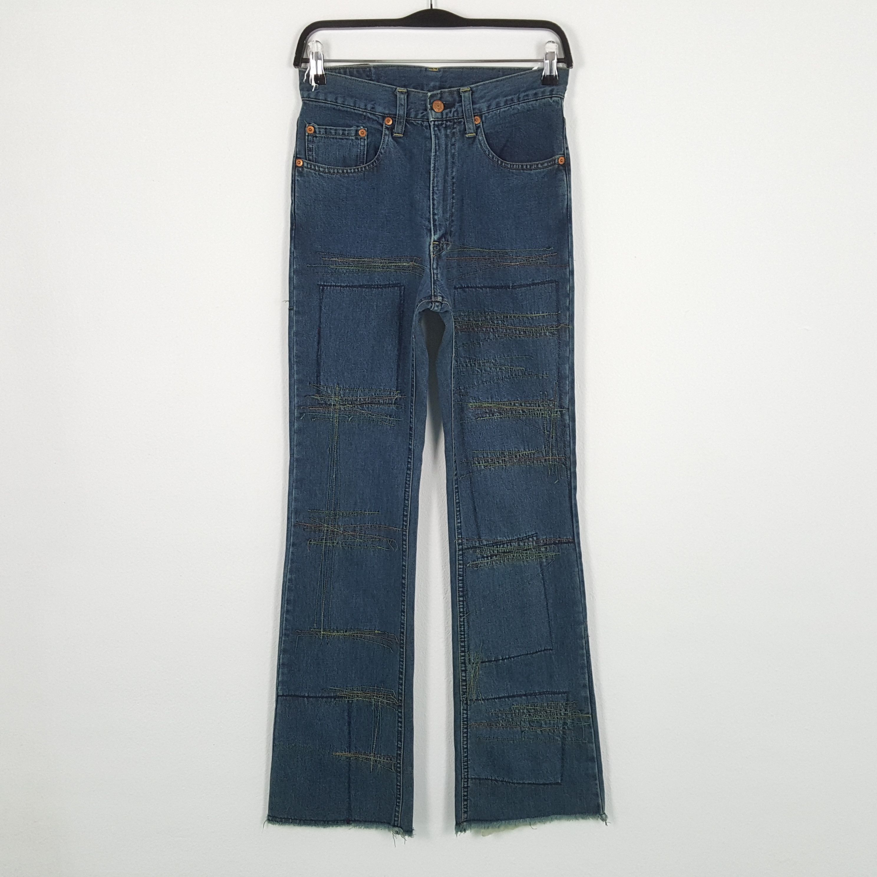 Hysteric Glamour × Japanese Brand × Vintage HYSTERIC GLAMOUR Rare Design Fashion Style Jeans Size US 27 - 1 Thumbnail