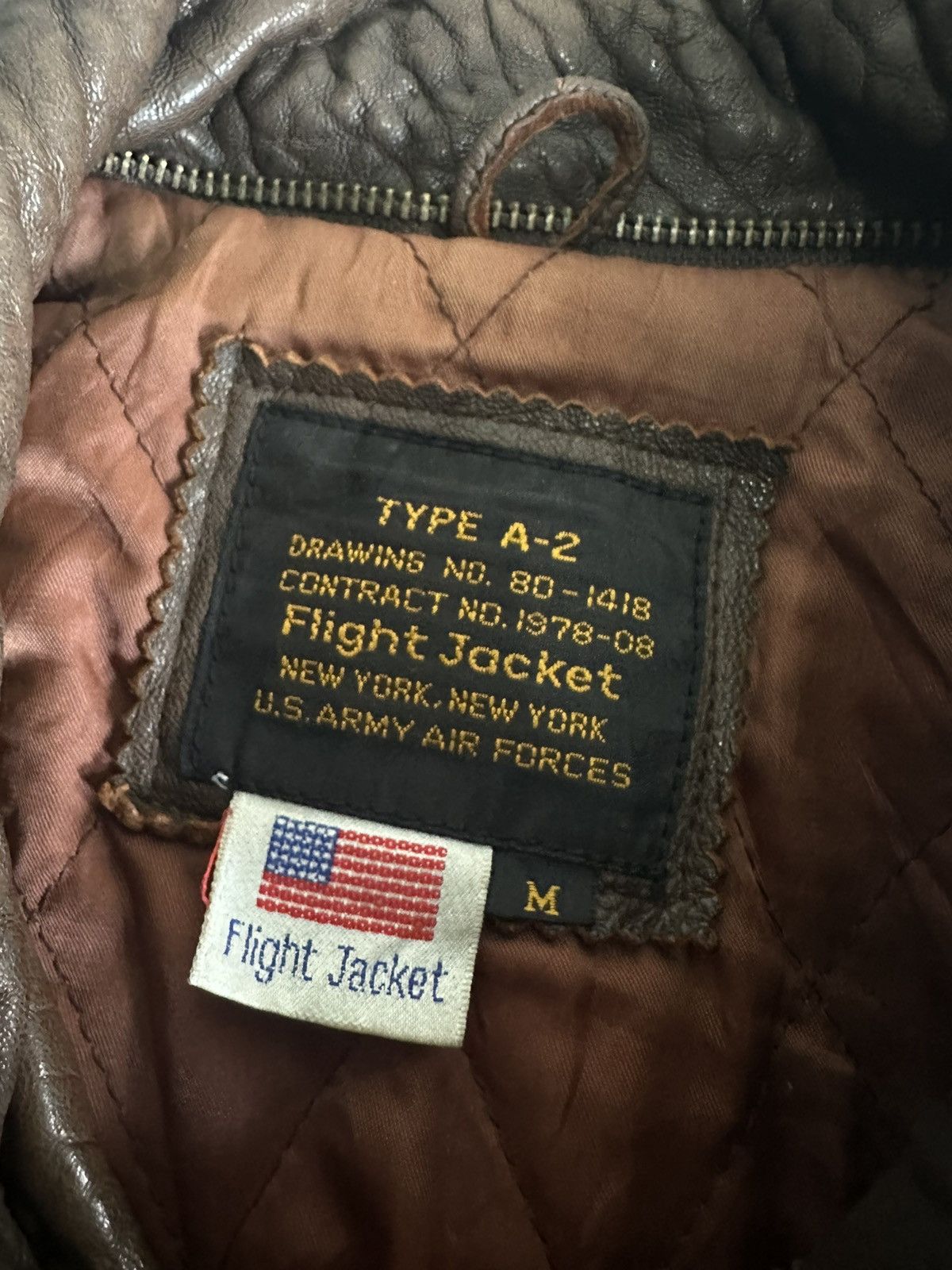 Vintage Leather Jacket Vintage Made in USA Size US XL / EU 56 / 4 - 3 Thumbnail