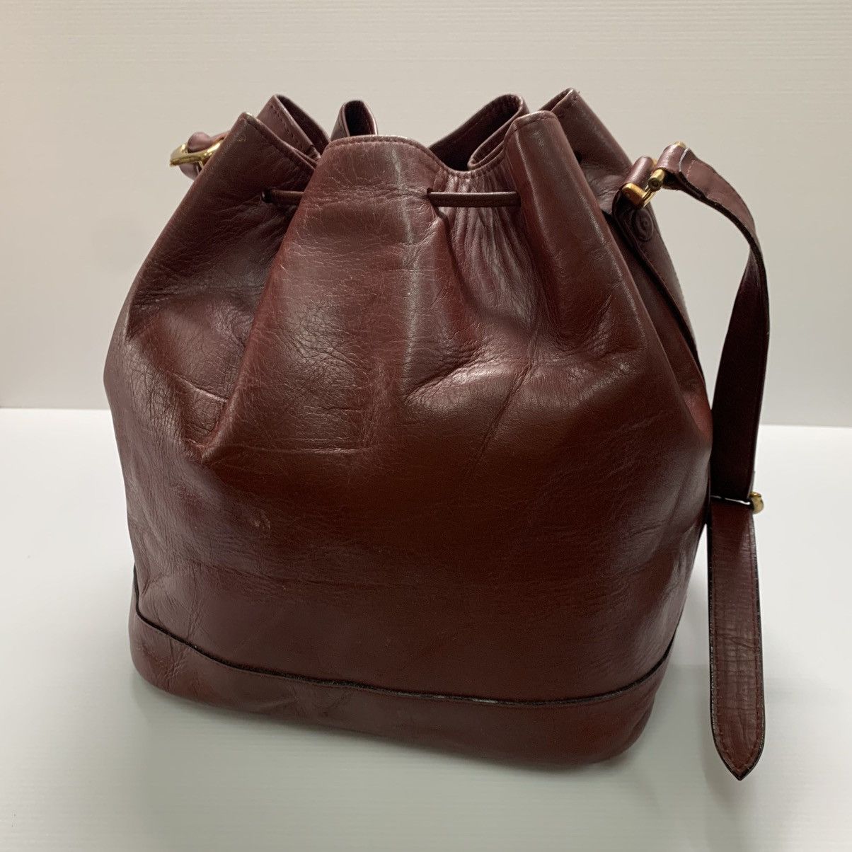 Cartier Cartier Vintage Leather Bucket Bag Size ONE SIZE - 4 Thumbnail