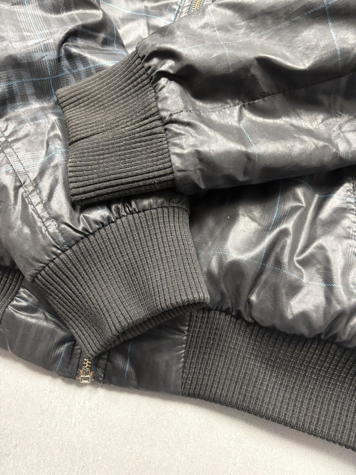 Dolce & Gabbana Dolce & Gabbana Sport 2000s Black Check Puffer Jacket VTG Size US L / EU 52-54 / 3 - 23 Thumbnail