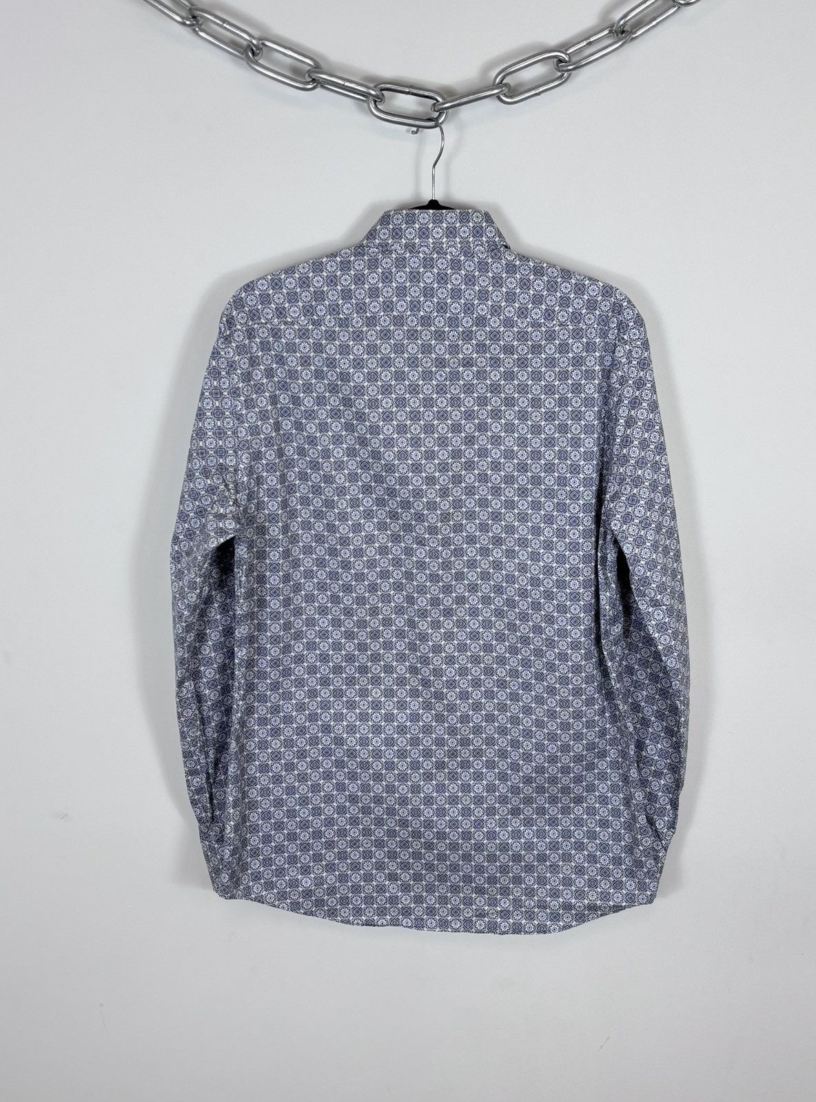 Strenstroms Stenstroms Men’s Slimline Twofold Cotton Button Up Shirt Size US M / EU 48-50 / 2 - 11 Thumbnail
