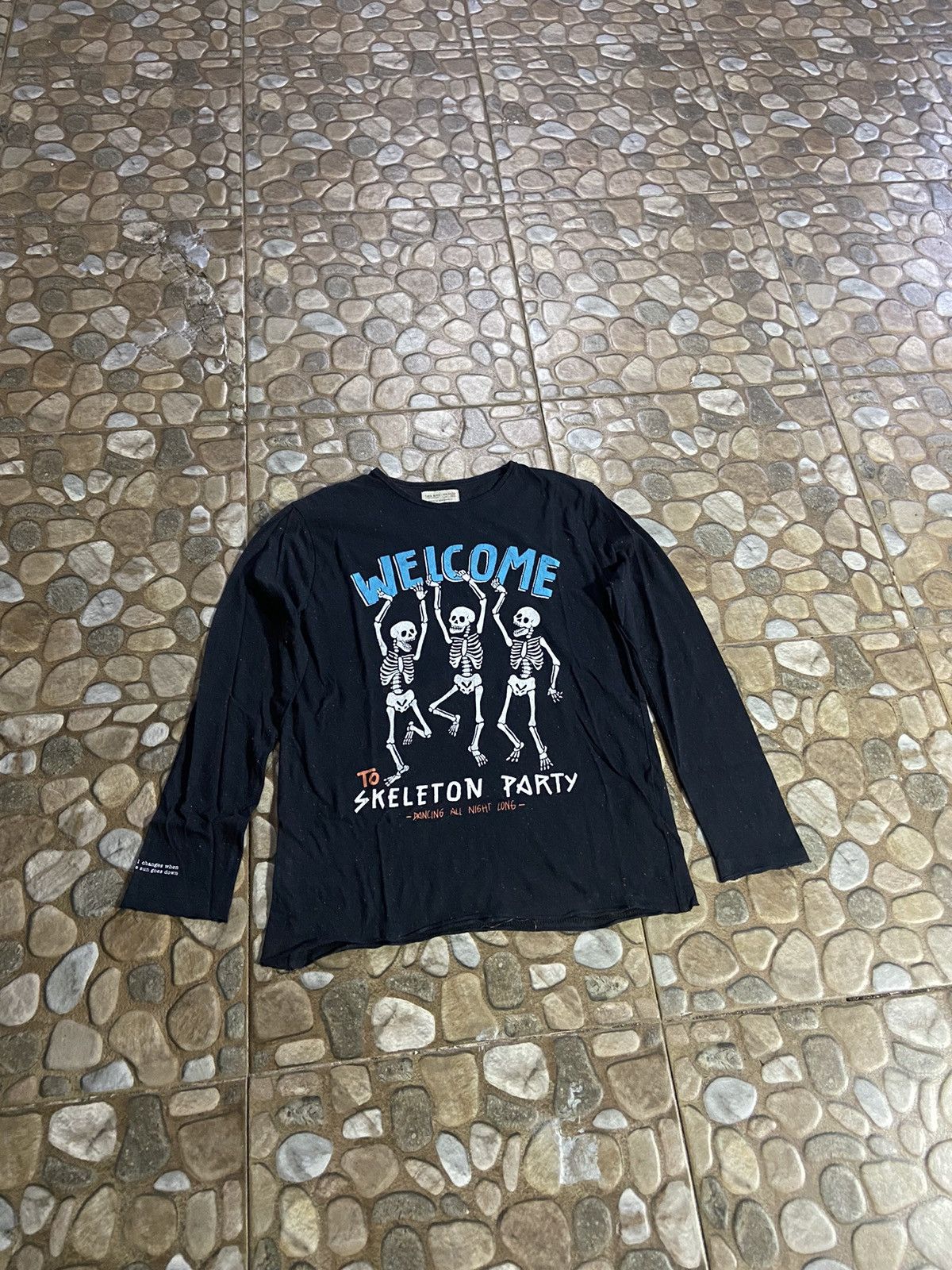 Hysteric Glamour × Japanese Brand VTG y2k Zara boys long sleeve t-shirt skull skeleton party Size US XXS / EU 40 - 2 Thumbnail