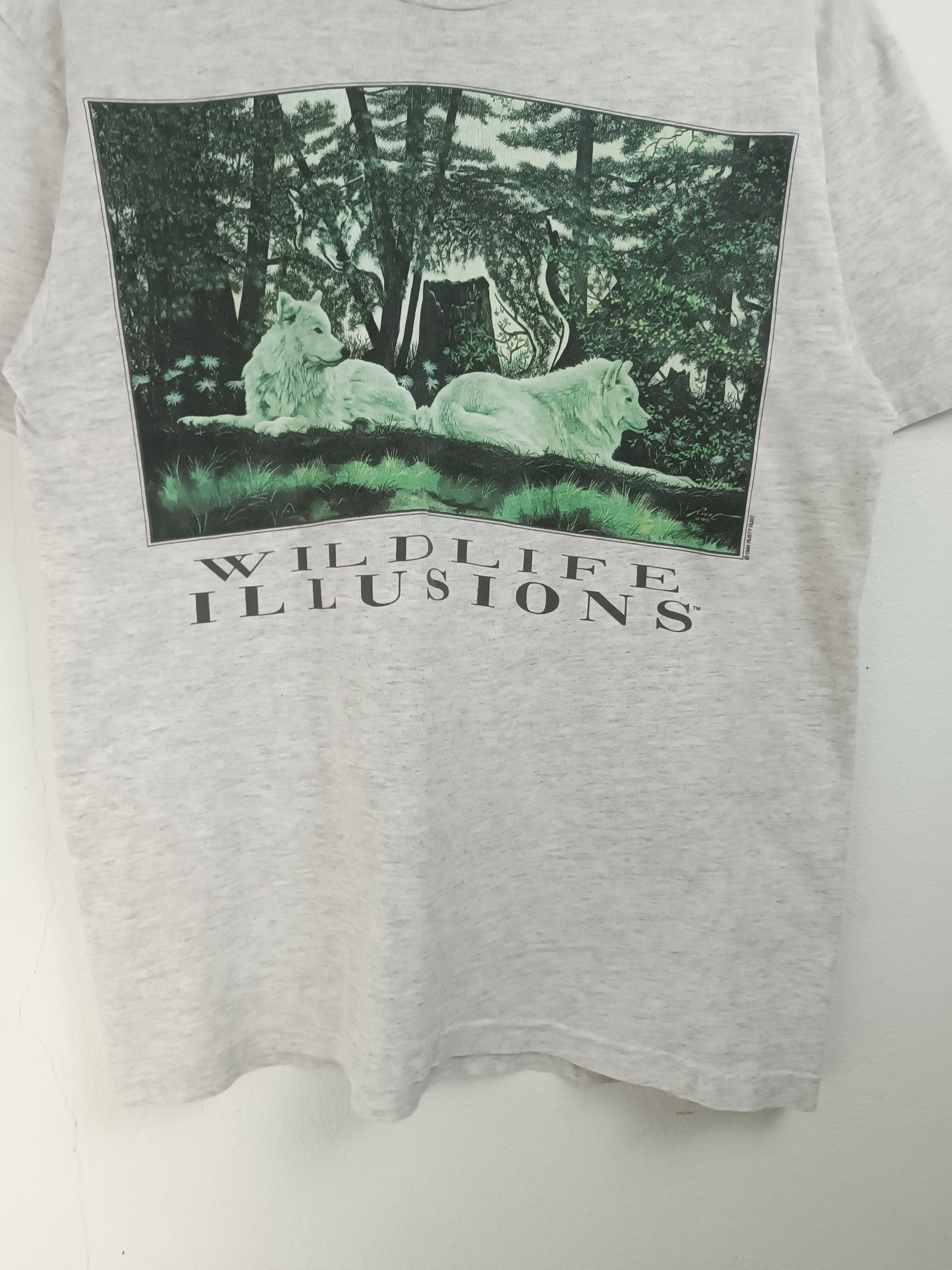 Other VINTAGE '94 RUSTY RUST WILDLIFE ILLUSIONS WOLF ART NATURE Ts Size US M / EU 48-50 / 2 - 7 Thumbnail