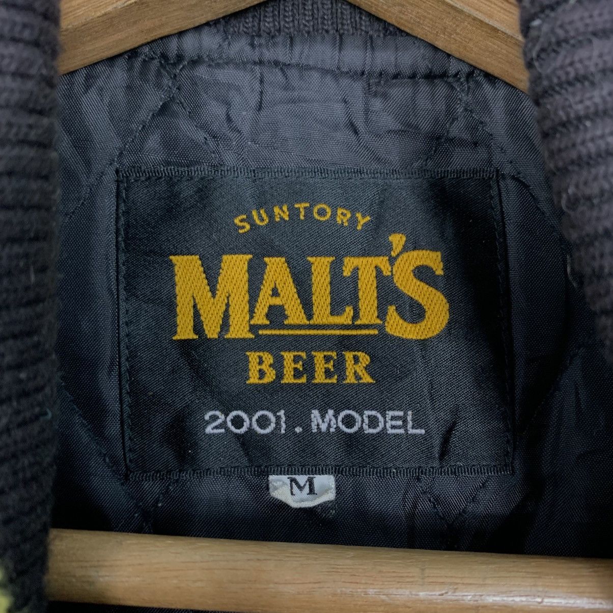 Japanese Brand Y2K Malt Beer Leather Varsity Jacket Size US M / EU 48-50 / 2 - 16 Thumbnail