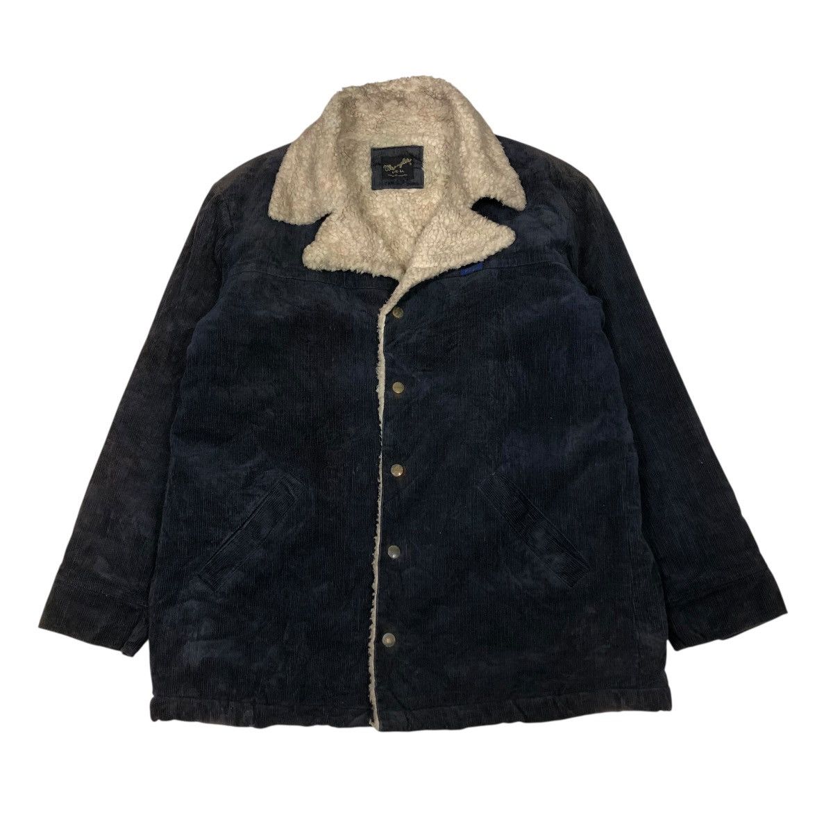 Wrangler 🔥VINTAGE CHORE CORDUROY JACKET WRANGLER BLANKET SHERPA Size US L / EU 52-54 / 3 - 1 Thumbnail