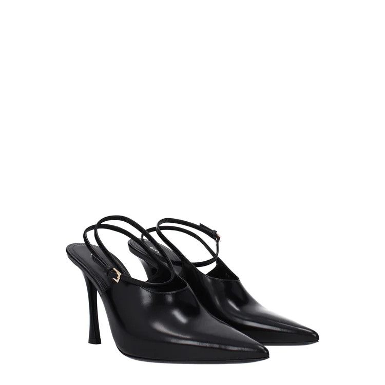 Givenchy ob1o1e1124 Leather Sandals in Black Size US 9 / IT 39 - 2 Thumbnail