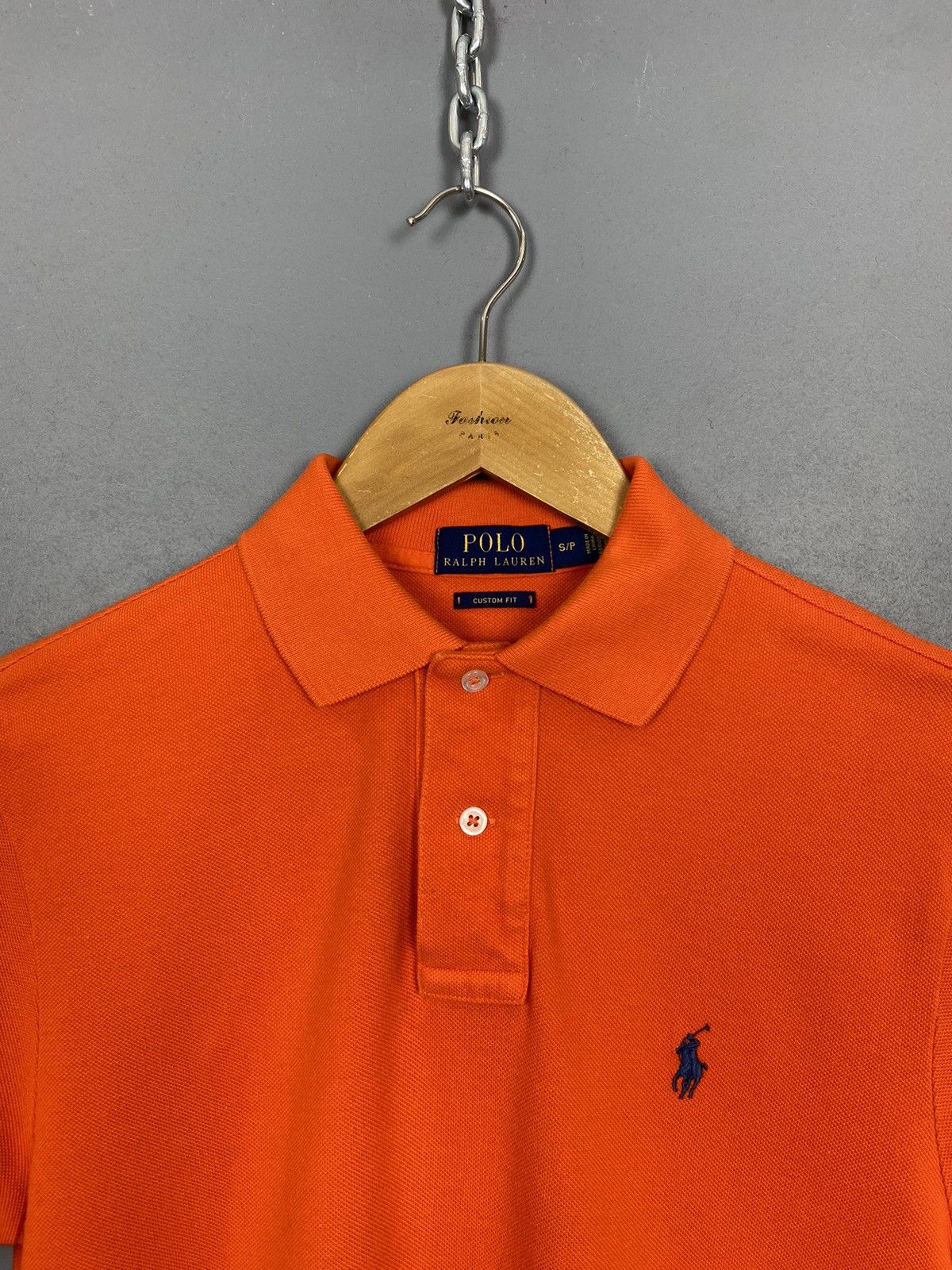 Polo Ralph Lauren Polo Ralph Lauren Custom Fit Polo Shirt Size S Top Orange Size US S / EU 44-46 / 1 - 2 Thumbnail
