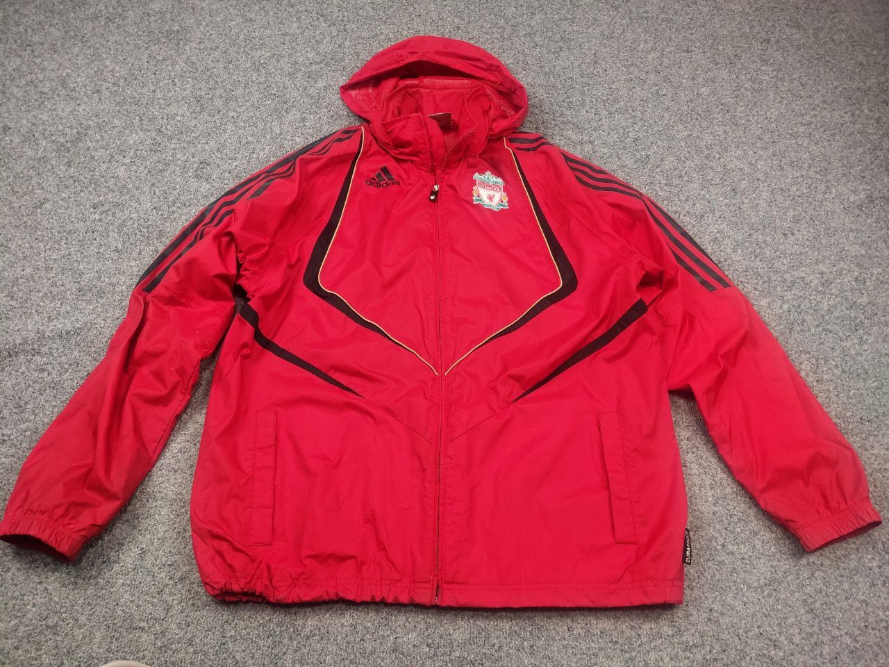 Adidas Vintage Adidas Liverpool 2009-10 Football Soccer Red Jacket Size US L / EU 52-54 / 3 - 2 Thumbnail