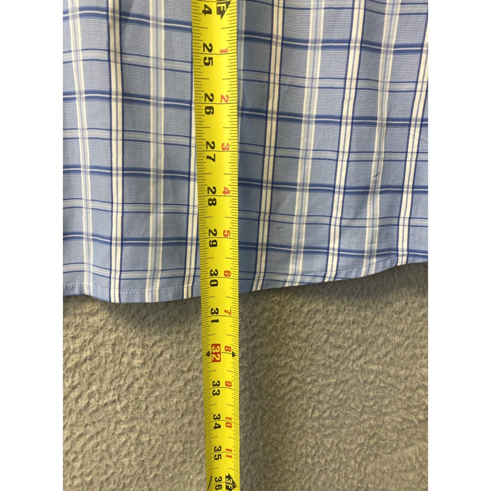 Faconnable VINTAGE Façonnable Men’s Cotton Blue Plaid Button-Up Shirt L Long Sleeve Classic City Size US L / EU 52-54 / 3 - 5 Thumbnail