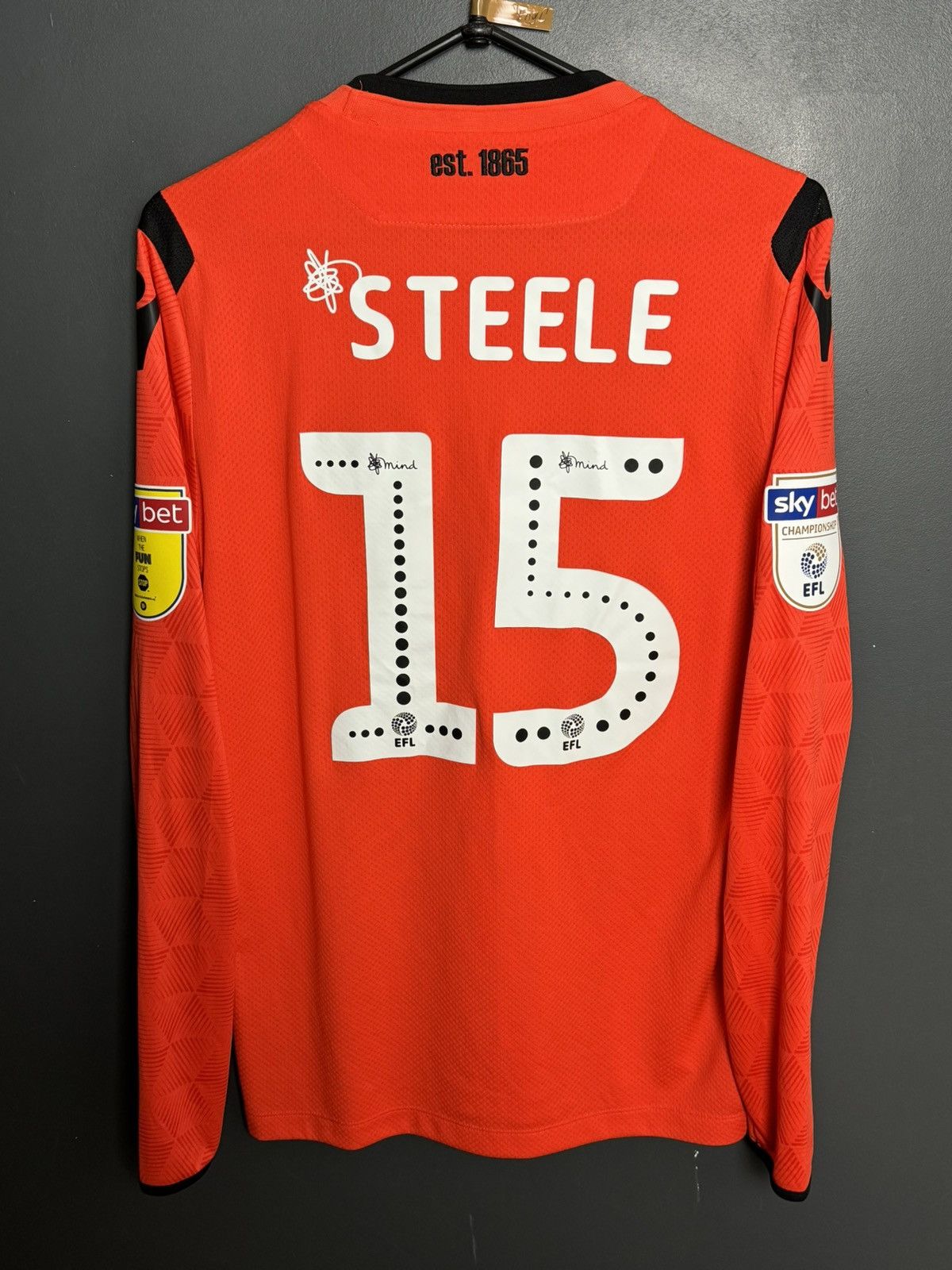 Macron Nottingham Forest 18/19 Goalkeeper Steele Football Jersey Size US M / EU 48-50 / 2 - 1 Thumbnail