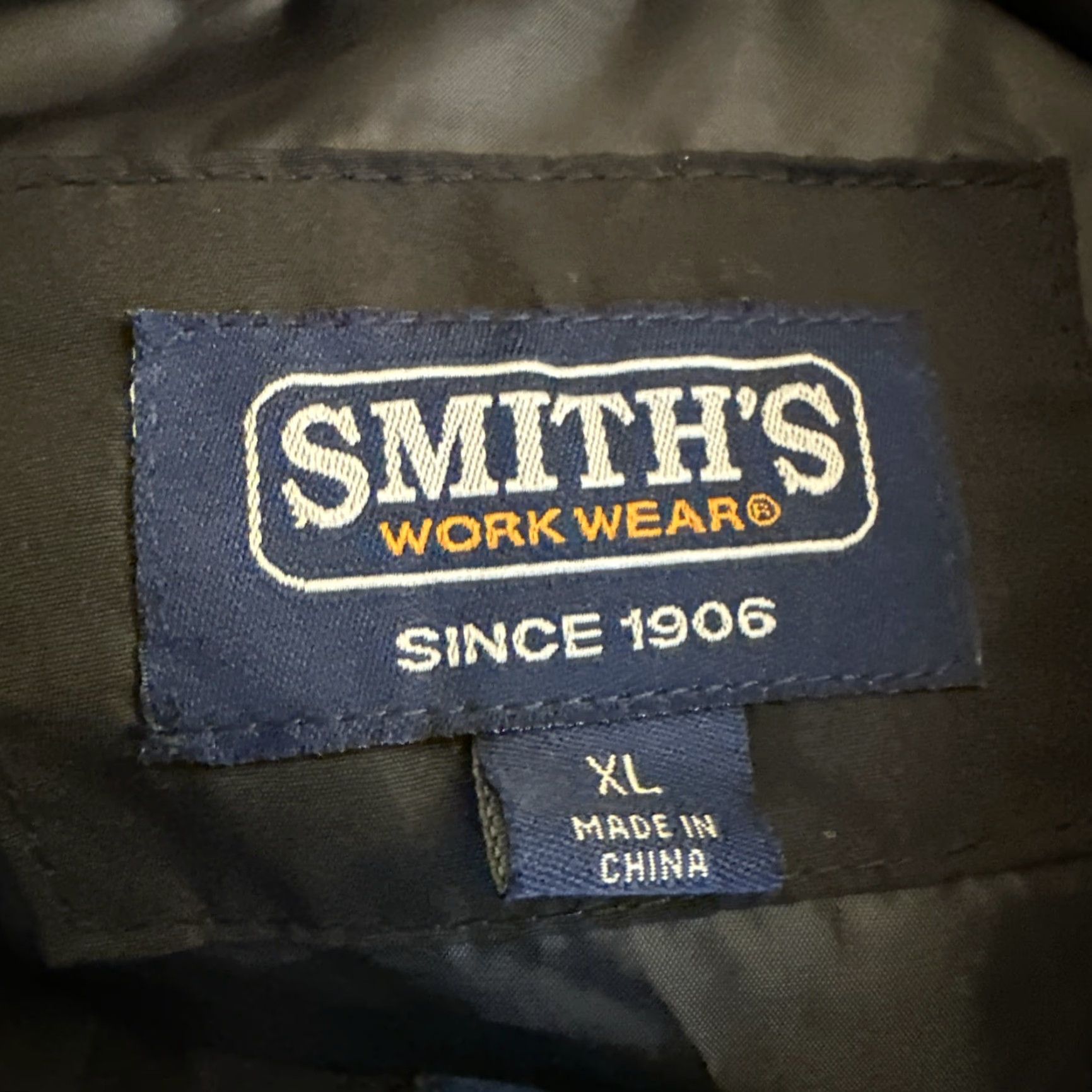 Vintage Smith’s Workwear Vest Camouflage Puffer Insulated Pockets Black XL Mens Army Outdoor Size US XL / EU 56 / 4 - 5 Thumbnail