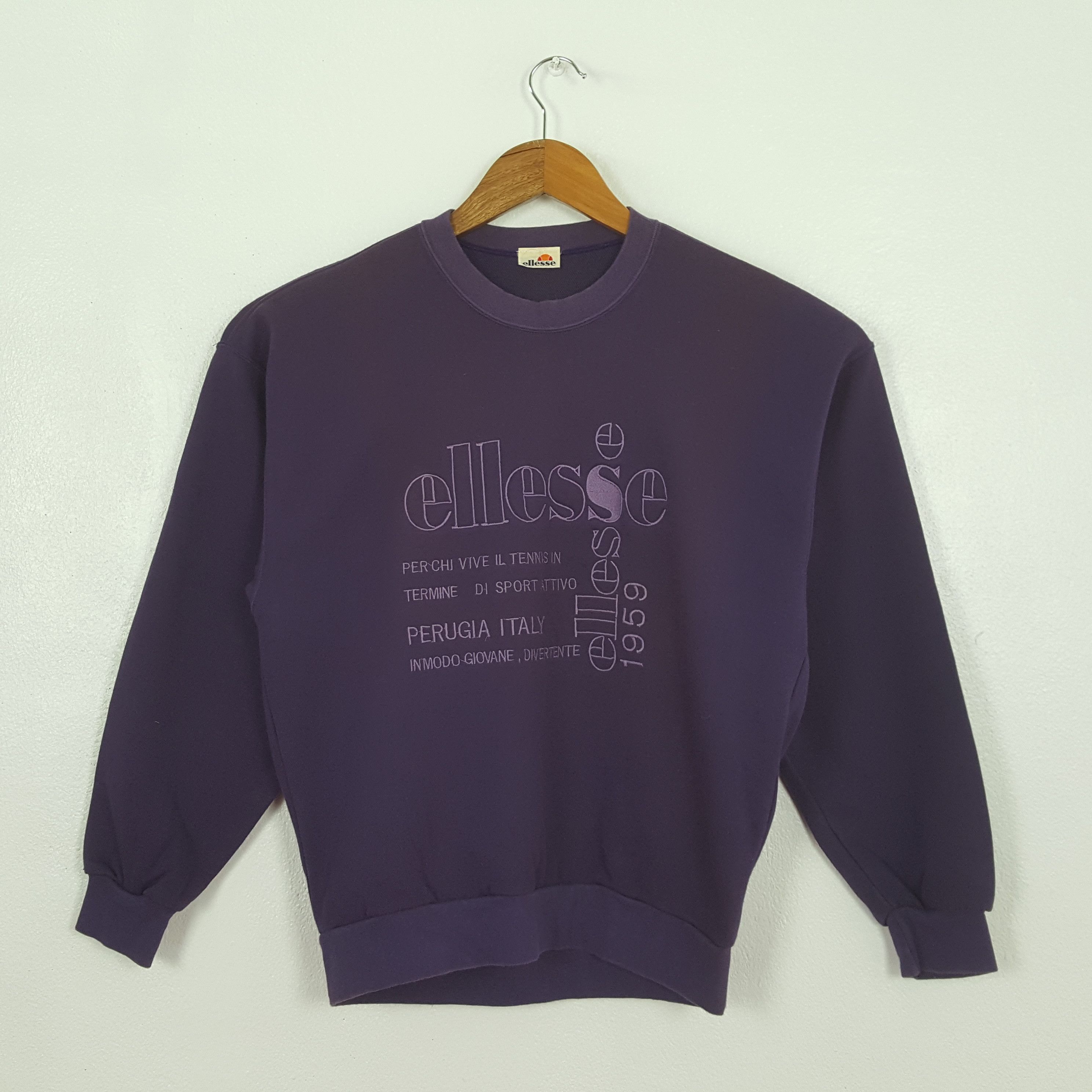 Ellesse Vintage Ellesse Italian Sportswear Sweatshirt C320N26 Size US M / EU 48-50 / 2 - 1 Thumbnail
