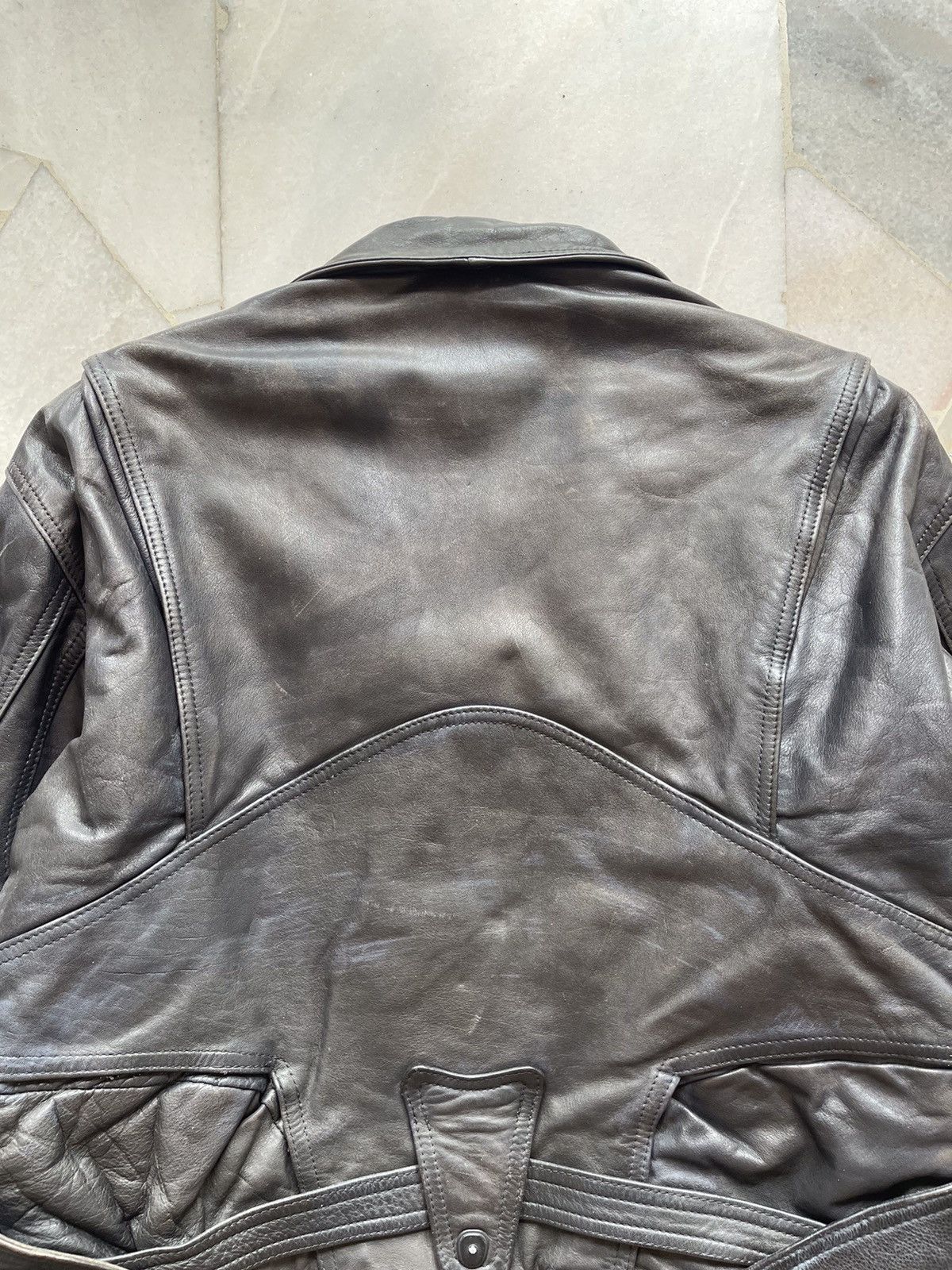 Kadoya Rare 90s Kadoya Leather Motorcycle Jacket Size US M / EU 48-50 / 2 - 17 Thumbnail