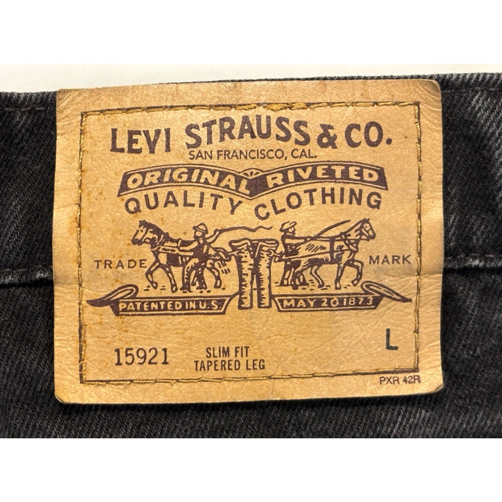 Levi's VINTAGE Levi's 912 Jeans - Black - Women - Size 6 Tall - 33" Inseam - Slim Fit - Tapered Leg - 1997 Orange Tab - High Rise - Cotton Denim Size 28" / US 6 / IT 42 - 5 Thumbnail