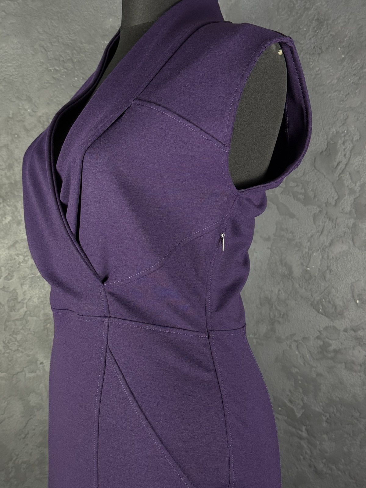 Gucci Gucci Vintage Women’s Purple Sleeveless Sheath Dress Size L Size L / US 10 / IT 46 - 6 Thumbnail
