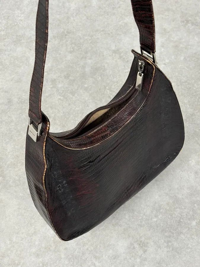 Balenciaga 1990s Balenciaga Brown Leather Handle Bag Size ONE SIZE - 10 Thumbnail