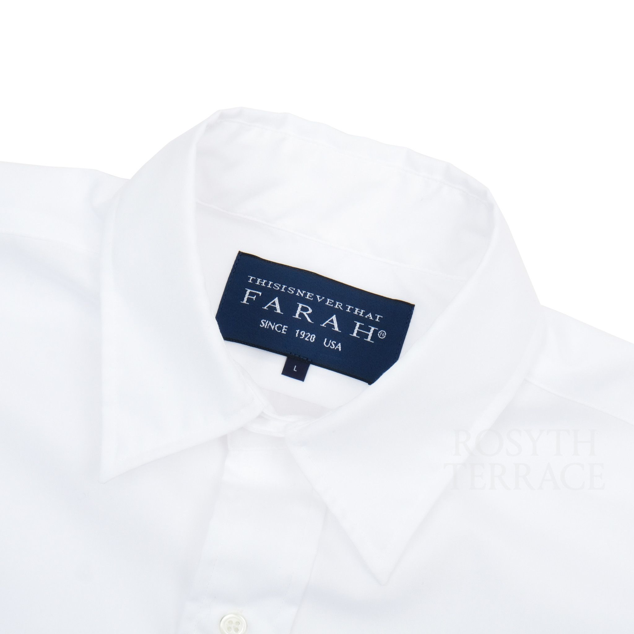 Farah × thisisneverthat 【thisisneverthat x FARAH JAPAN / CLASSIC SHIRT WHITE / L】 Size US L / EU 52-54 / 3 - 2 Thumbnail