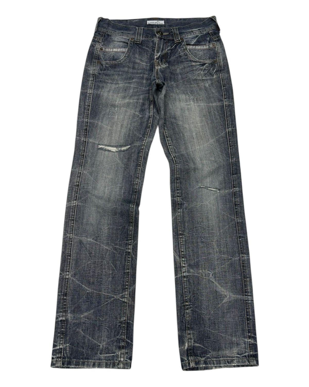 If Six Was Nine Vintage Superubis by Valletta Rare Design Jeans Size US 31 - 1 Thumbnail