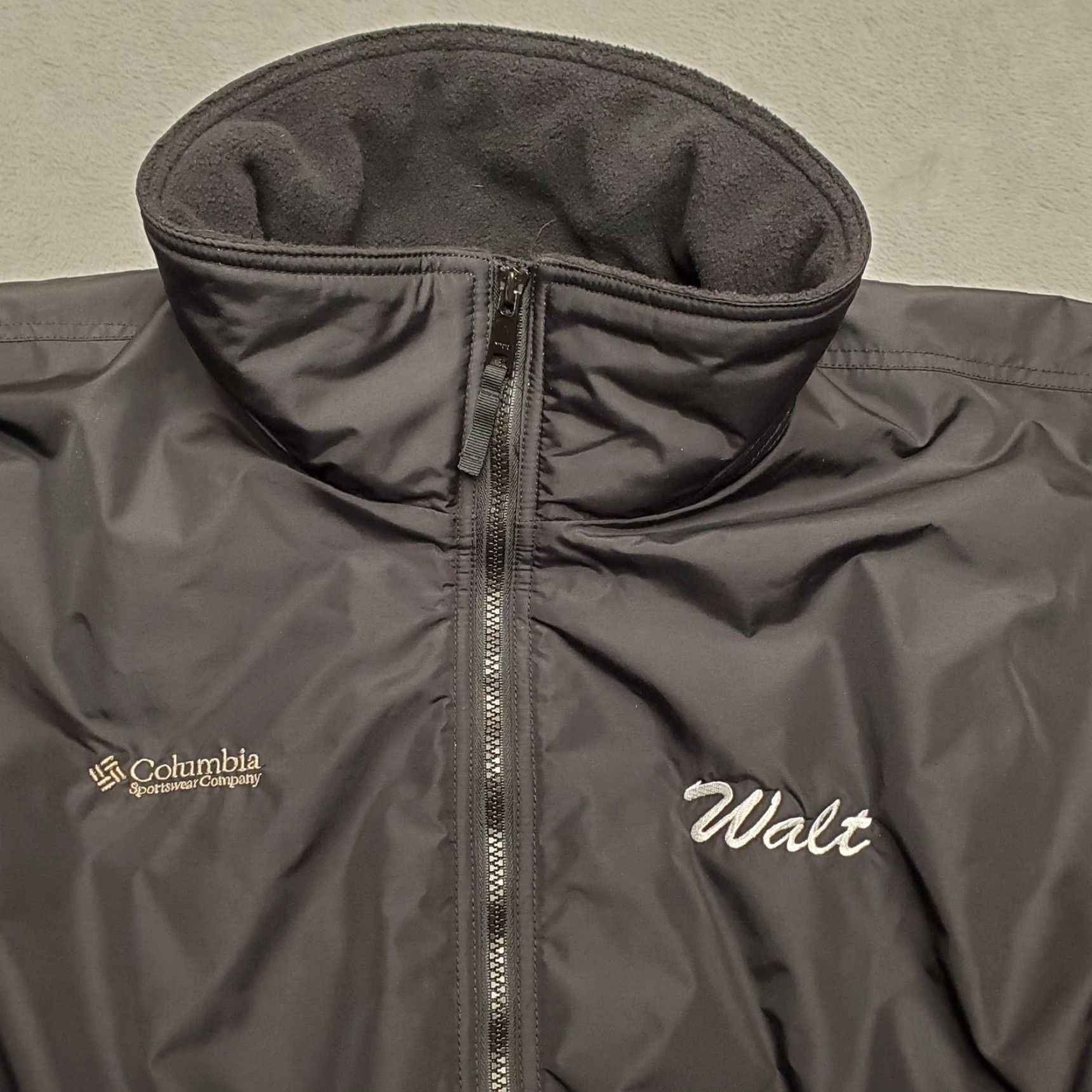 Vintage Columbia Jacket Mens L Black Fleece Lined Bomber Jacket Outdoor Western Horse Cattle Ranch Embroidered Logo 100% Polyester Lining Casual Size US L / EU 52-54 / 3 - 2 Thumbnail