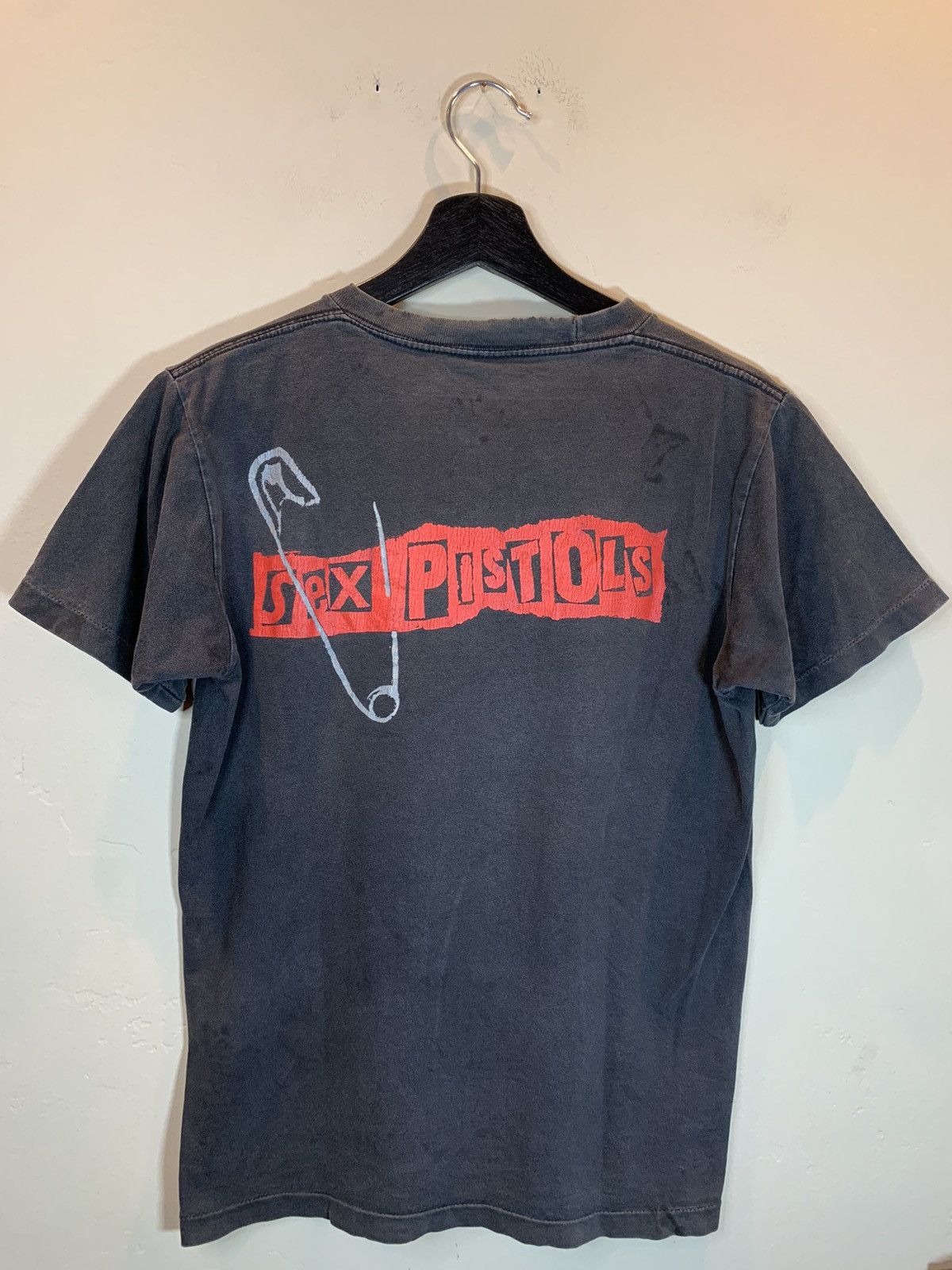 Band Tees × Vintage *RARE* Vintage 80s Sex Pistols Records God Save Queen Shirt Size US M / EU 48-50 / 2 - 2 Thumbnail