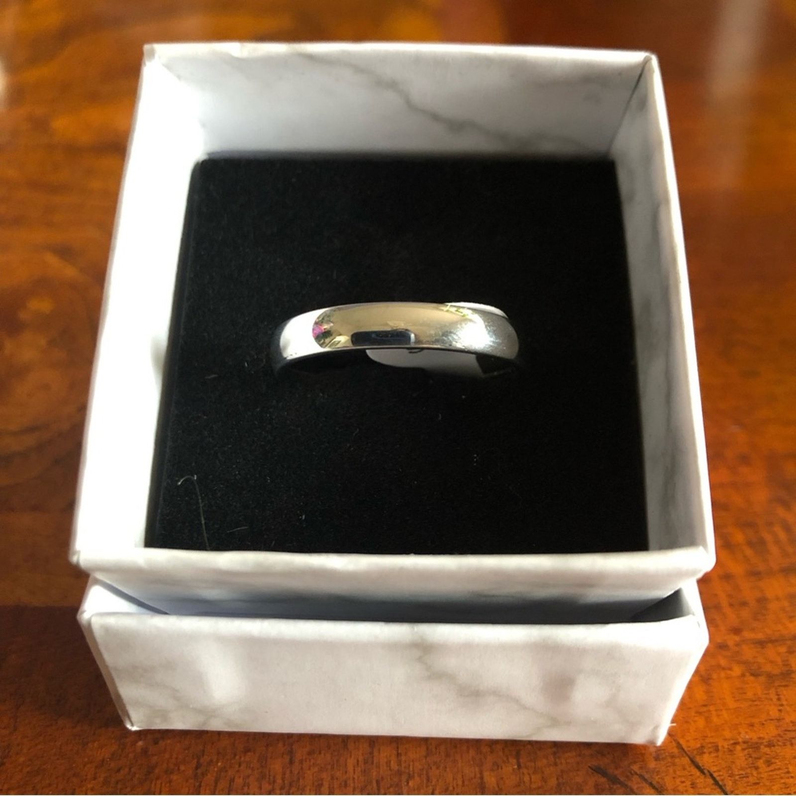 Jewelry Men’s solid 925 sterling silver 4mm classic dome band NWT 11 Size ONE SIZE - 6 Thumbnail