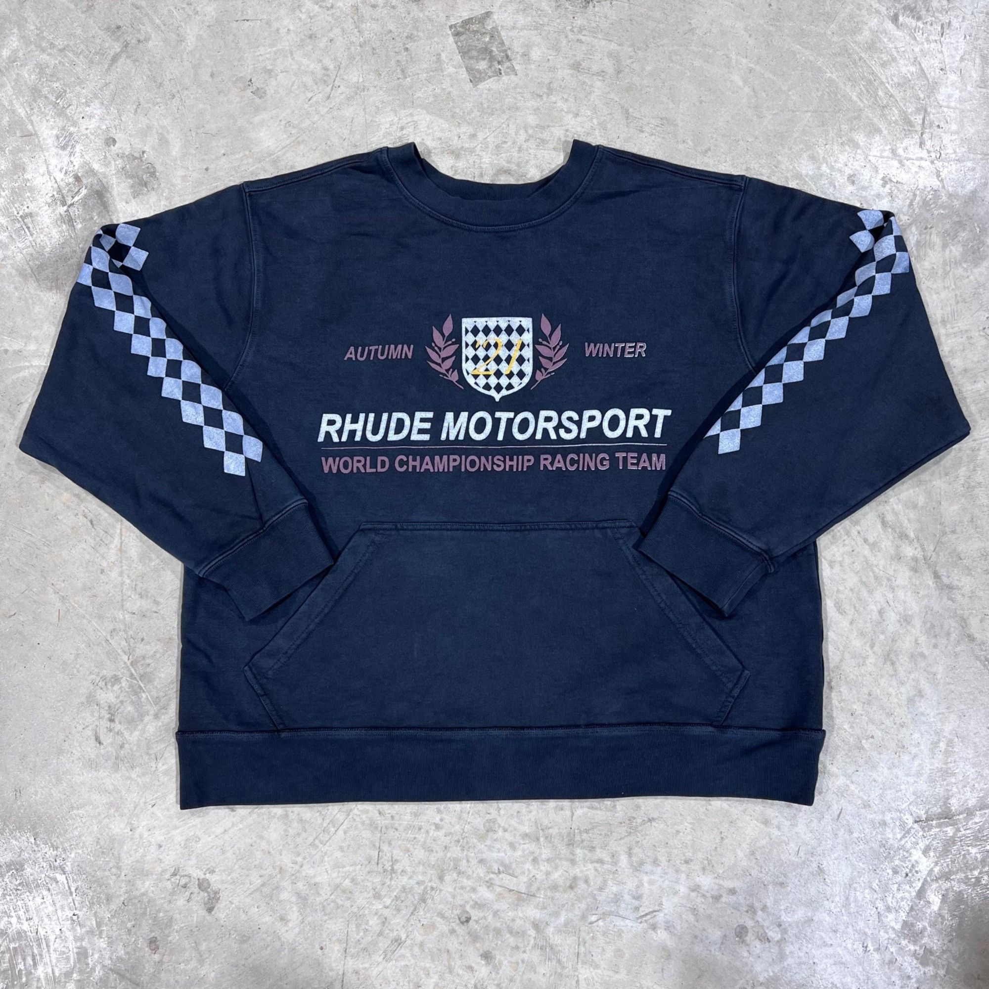 Rhude NEW RHUDE MOTORSPORTS CREWNECK SWEATSHIRT SZ MEDIUM Size US M / EU 48-50 / 2 - 2 Thumbnail