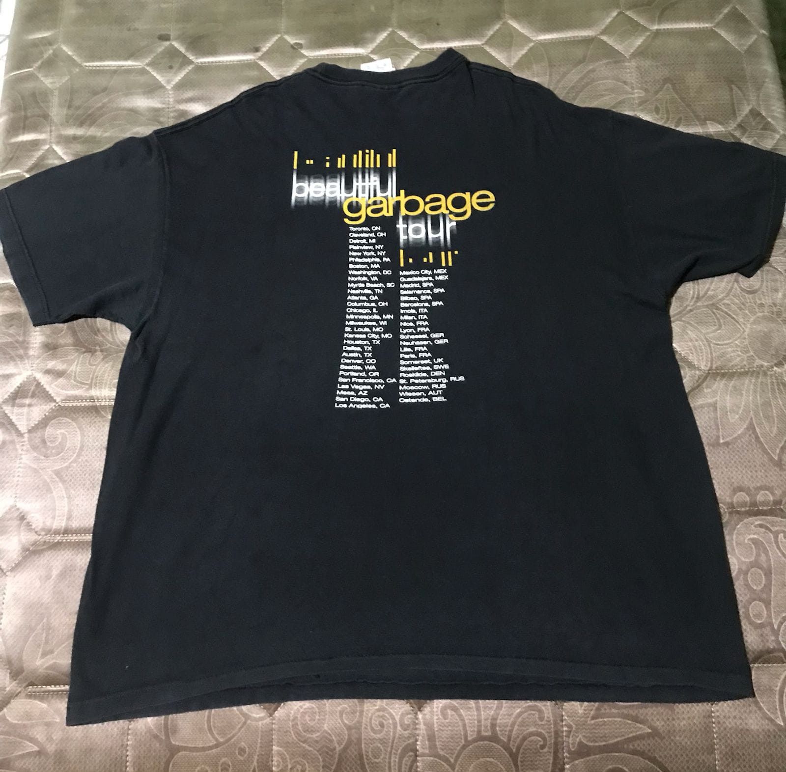 Vintage Vintage GARBAGE beautiful tour 2001 No doubt Cranberries Size US XL / EU 56 / 4 - 2 Thumbnail
