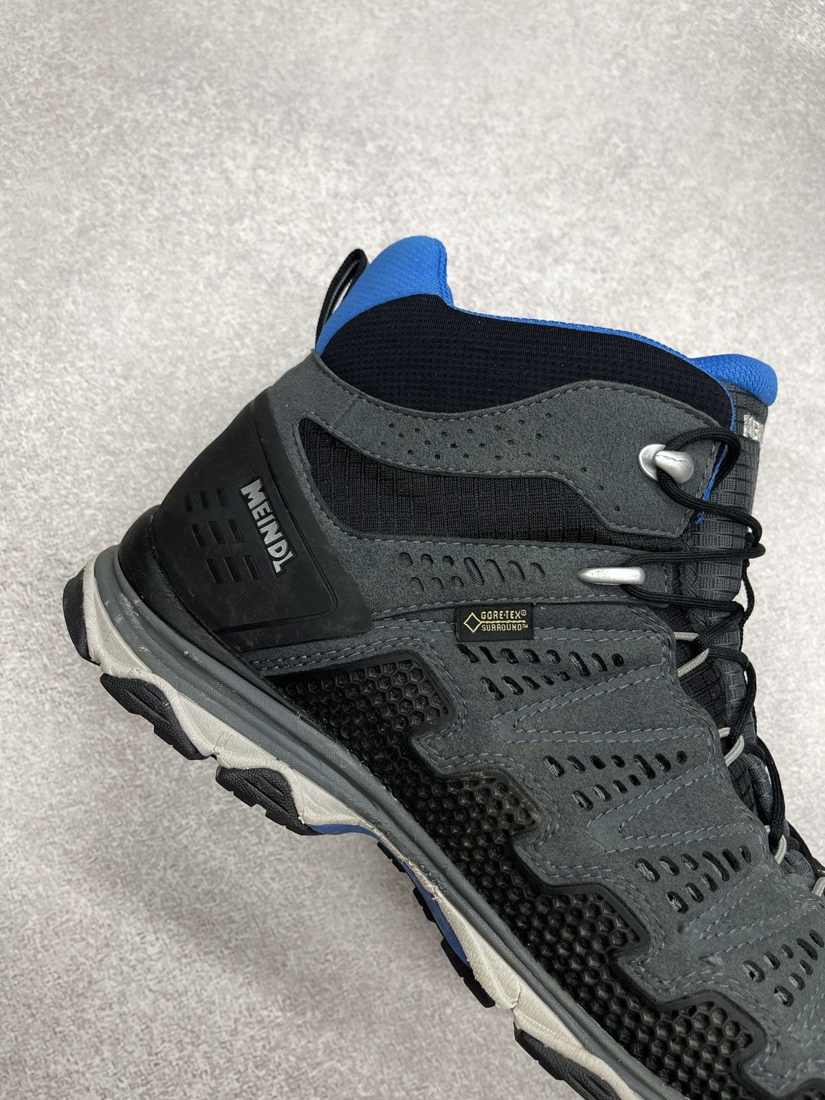Goretex Mens Meindl X-SO 70 Mid GTX Boots Grey Outdoor Gorpcore Size US 9.5 / EU 42-43 - 8 Thumbnail