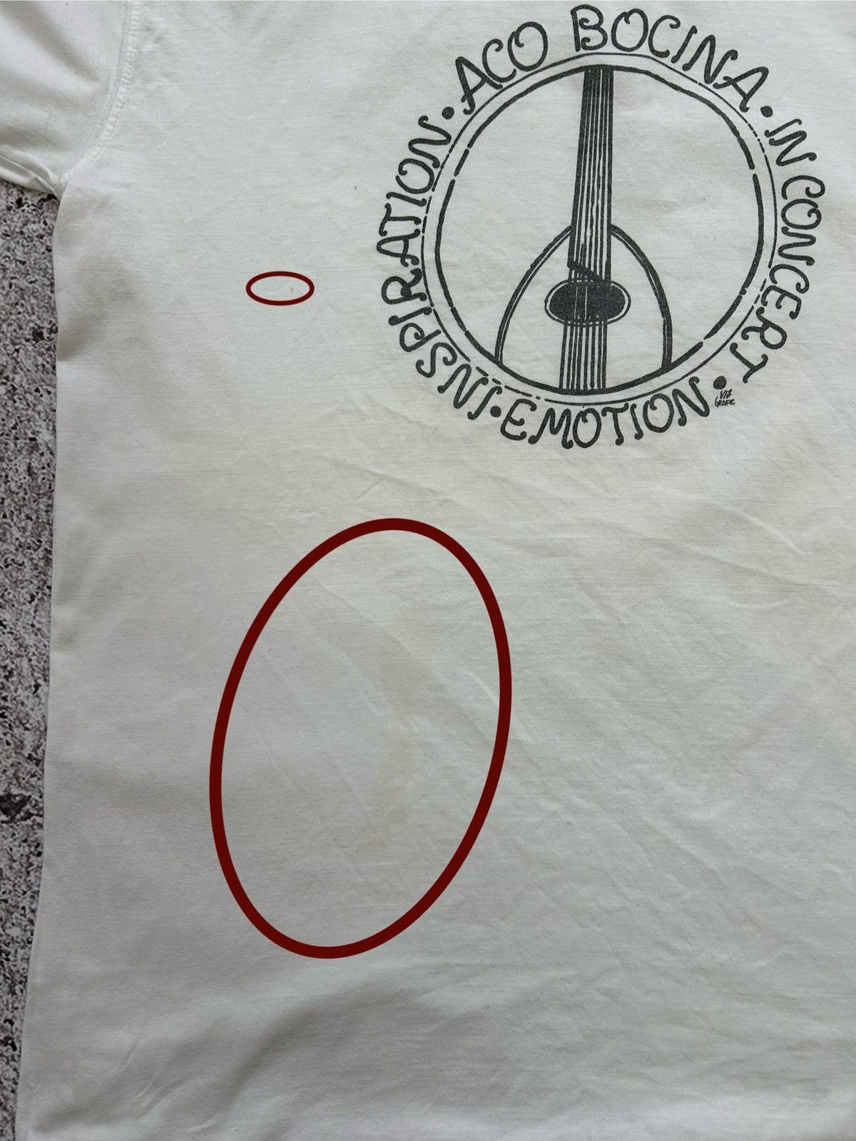 Band Tees × Vintage Vintage 90s Aco Bocina In Concert Inspiration Emotion Tee Size US XL / EU 56 / 4 - 8 Thumbnail