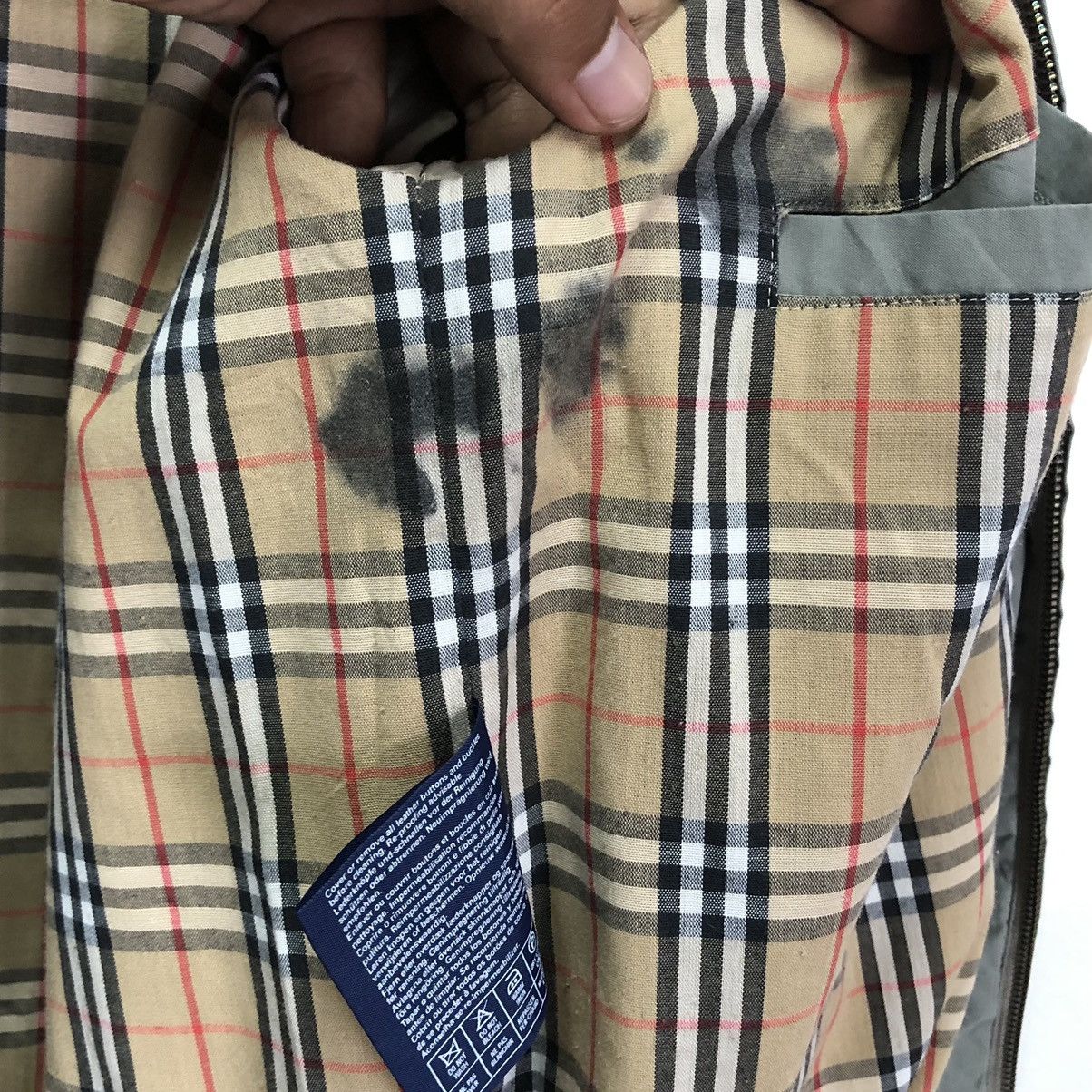 Burberry Vintage Burberrys Prorsum Lined Novacheck Bomber Jacket Size US M / EU 48-50 / 2 - 18 Thumbnail