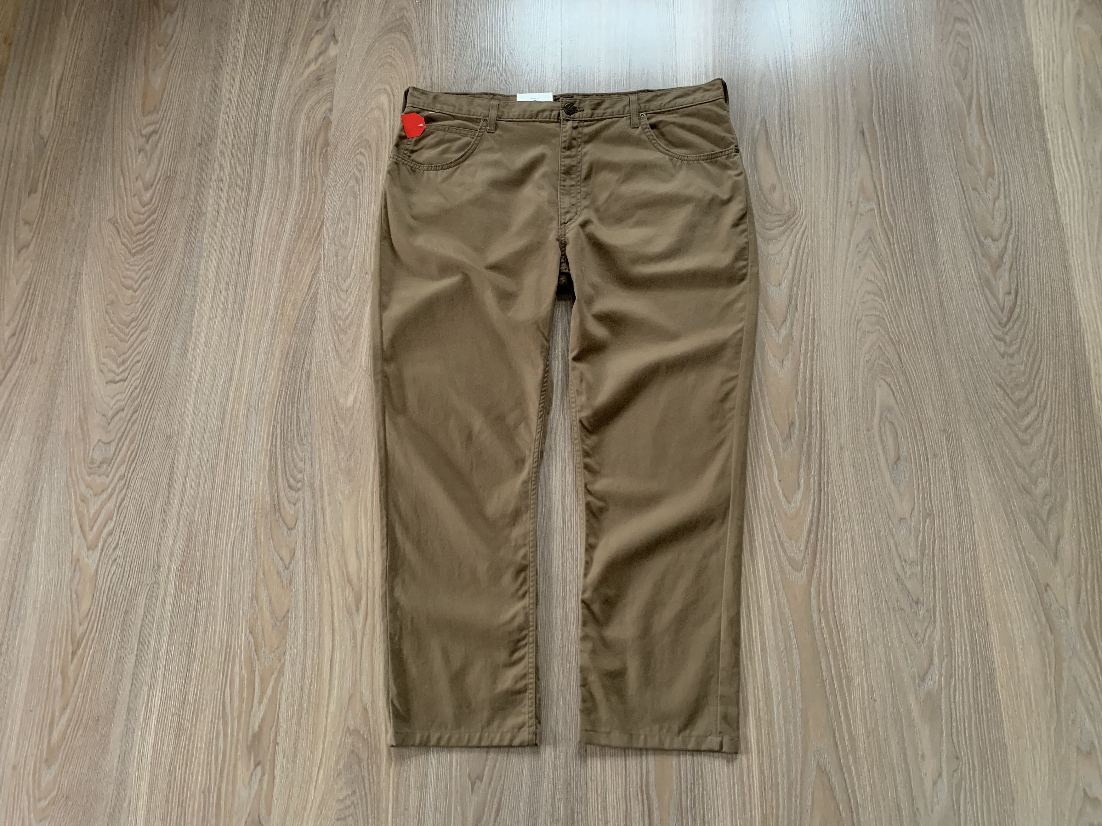 Denime × Lee Lee Brooklyn Straight Stretch Khaki Casual Pants Size US 42 / EU 58 - 1 Thumbnail