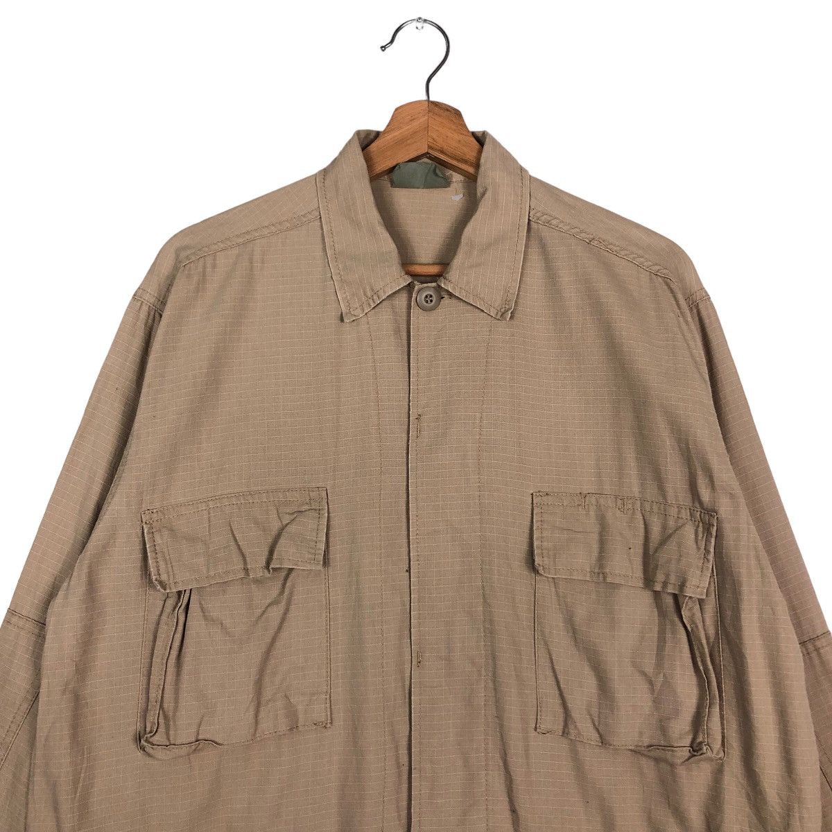 Japanese Brand 🔥Vintage HBT Inspector Cargo Jacket Multi Pocket Army Size US M / EU 48-50 / 2 - 3 Thumbnail