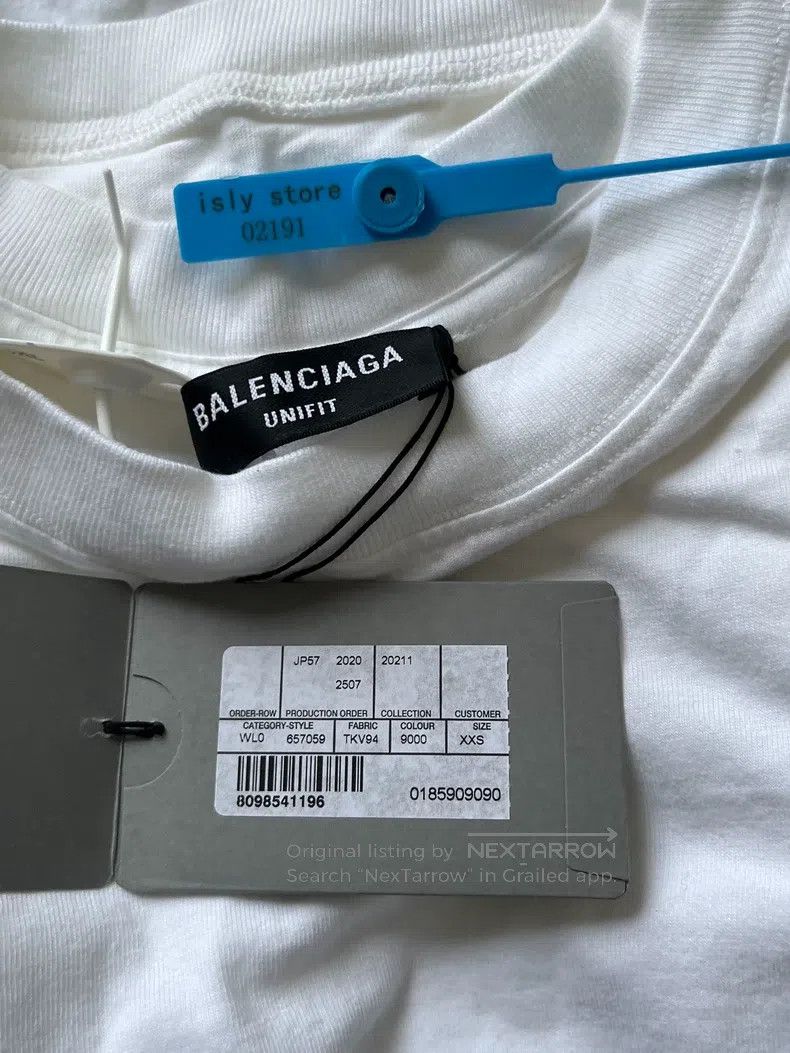 Balenciaga Balenciaga Letter Pattern Printed Short Sleeve T-Shirt Size US XXS / EU 40 - 5 Thumbnail