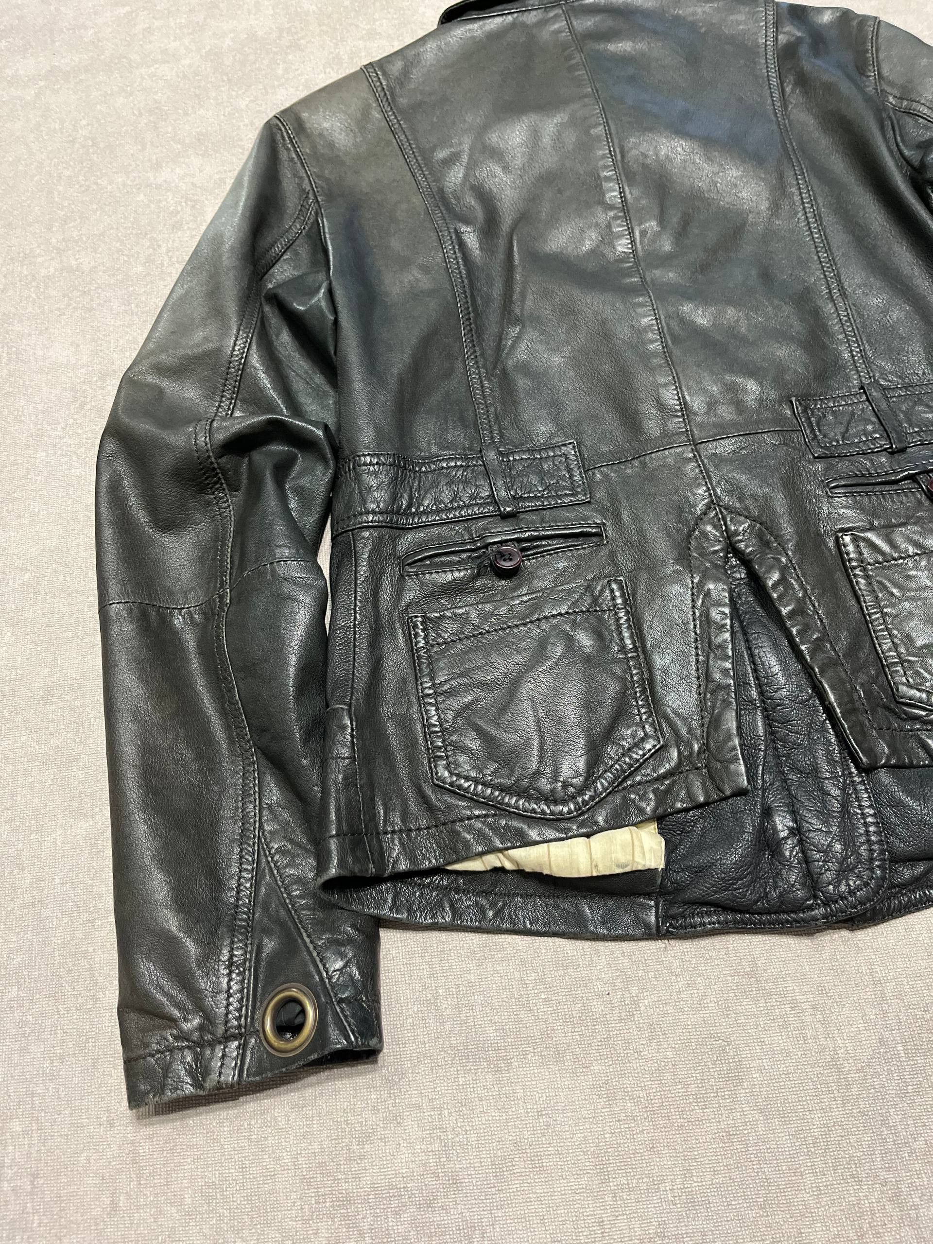 MAX&Co. Womens Max&Co. Real Leather Jacket Zip Vintage Size 42IT Size M / US 6-8 / IT 42-44 - 13 Thumbnail